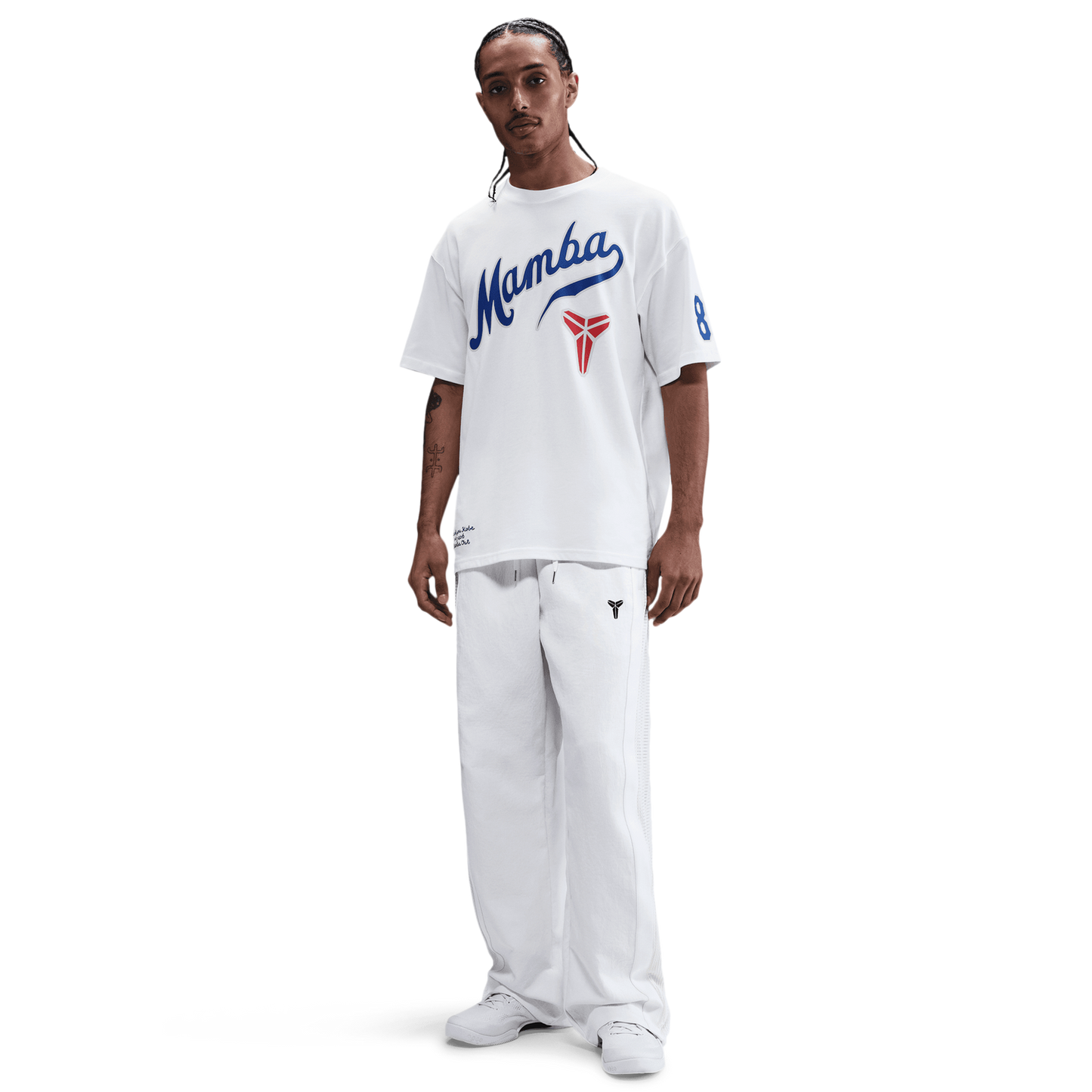Nike Dodgers Kobe M90 T-Shirt - Men's - White/Game Royal
