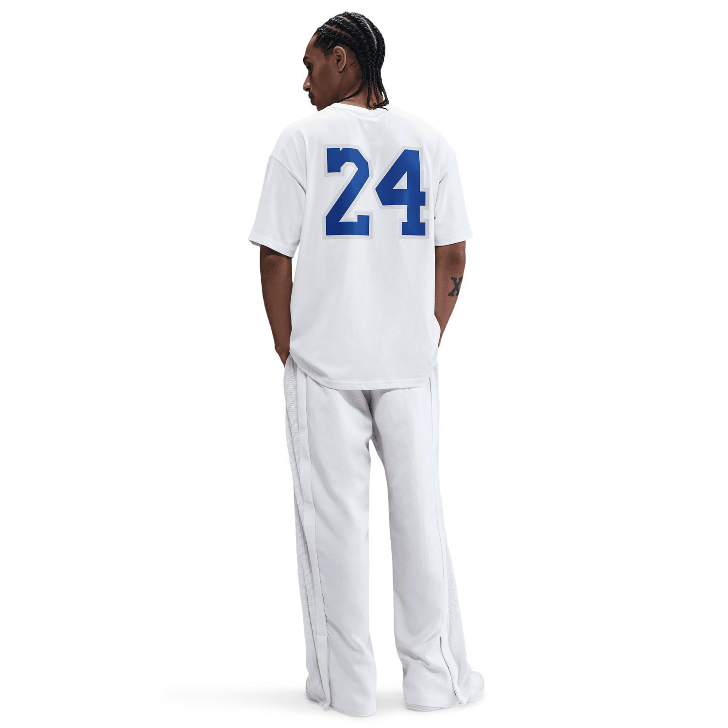 Nike Dodgers Kobe M90 T-Shirt - Men's - White/Game Royal