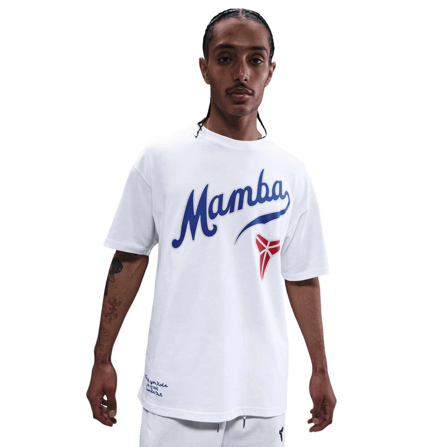 Nike Dodgers Kobe M90 T-Shirt - Men's - White/Game Royal