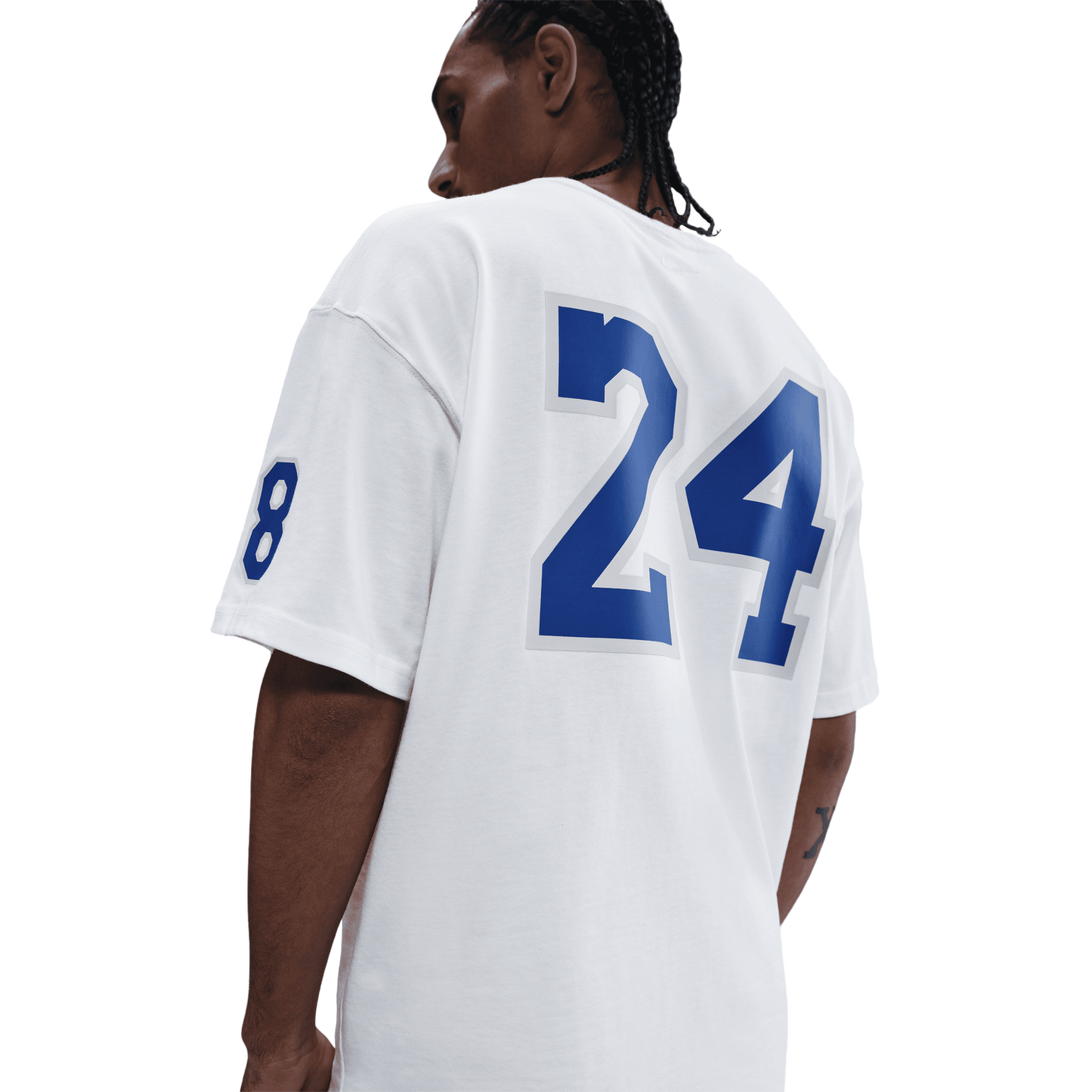Nike Dodgers Kobe M90 T-Shirt - Men's - White/Game Royal
