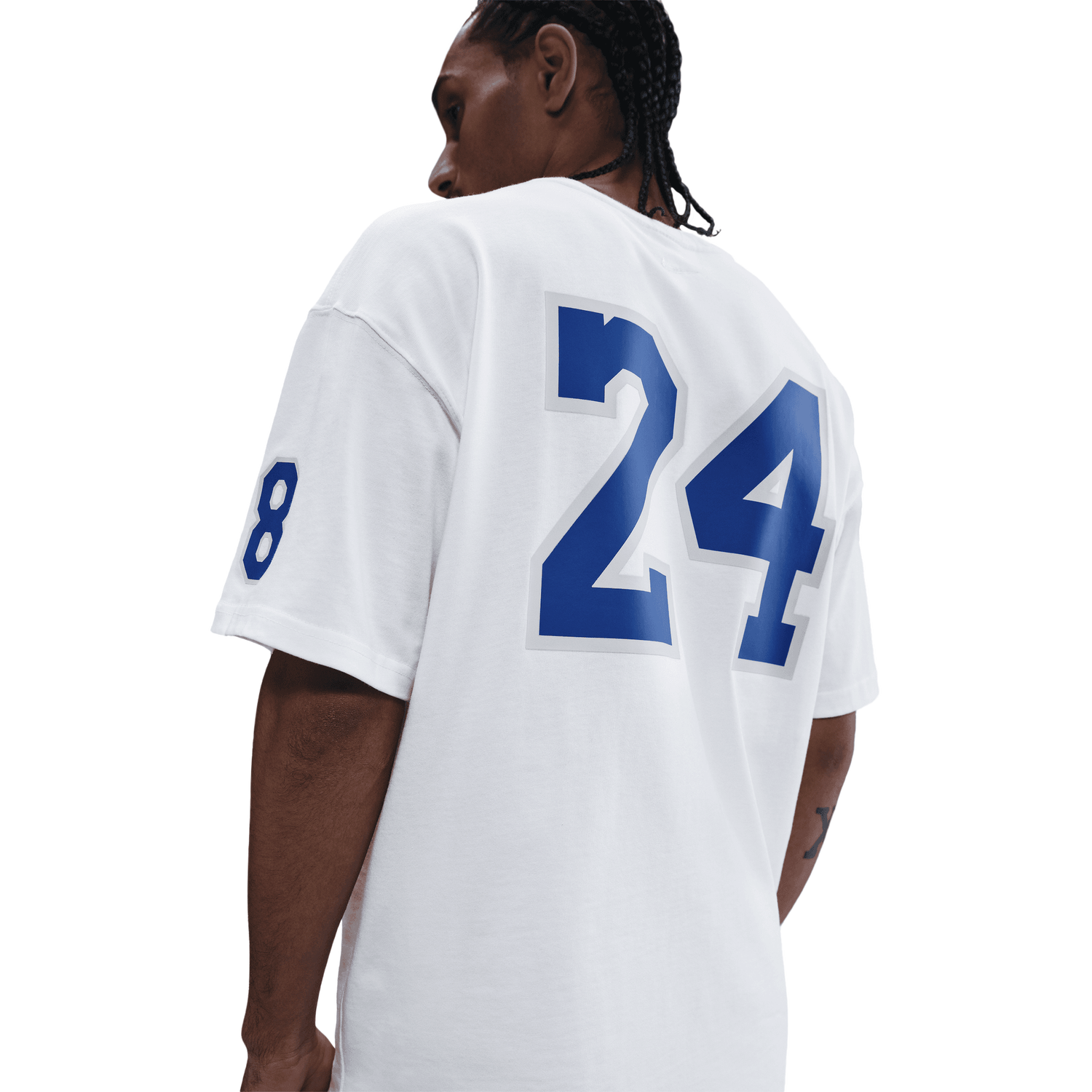 Nike Dodgers Kobe M90 T-Shirt - Men's - White/Game Royal