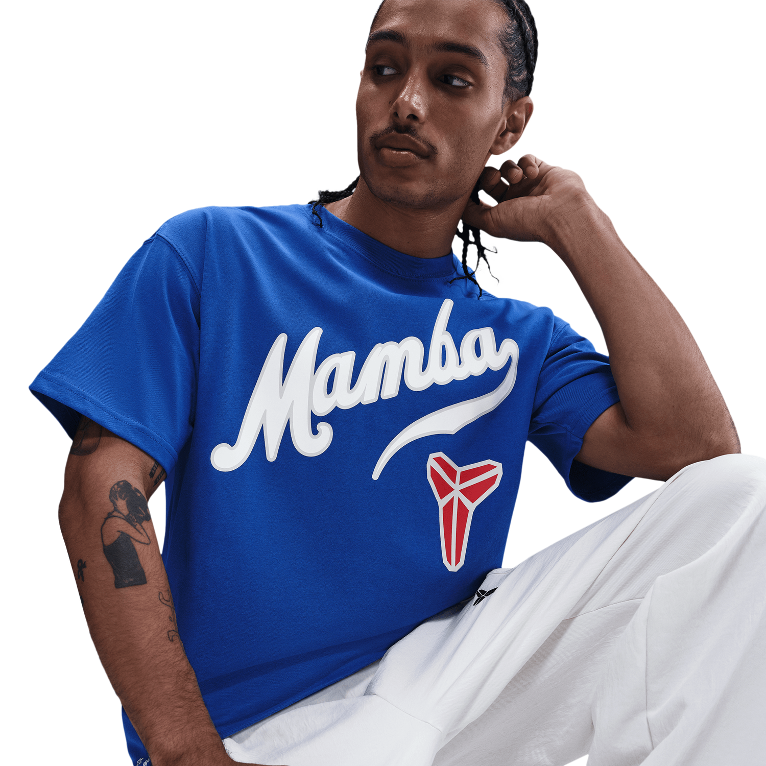 Nike Dodgers Kobe M90 T-Shirt - Men's - Game Royal/White