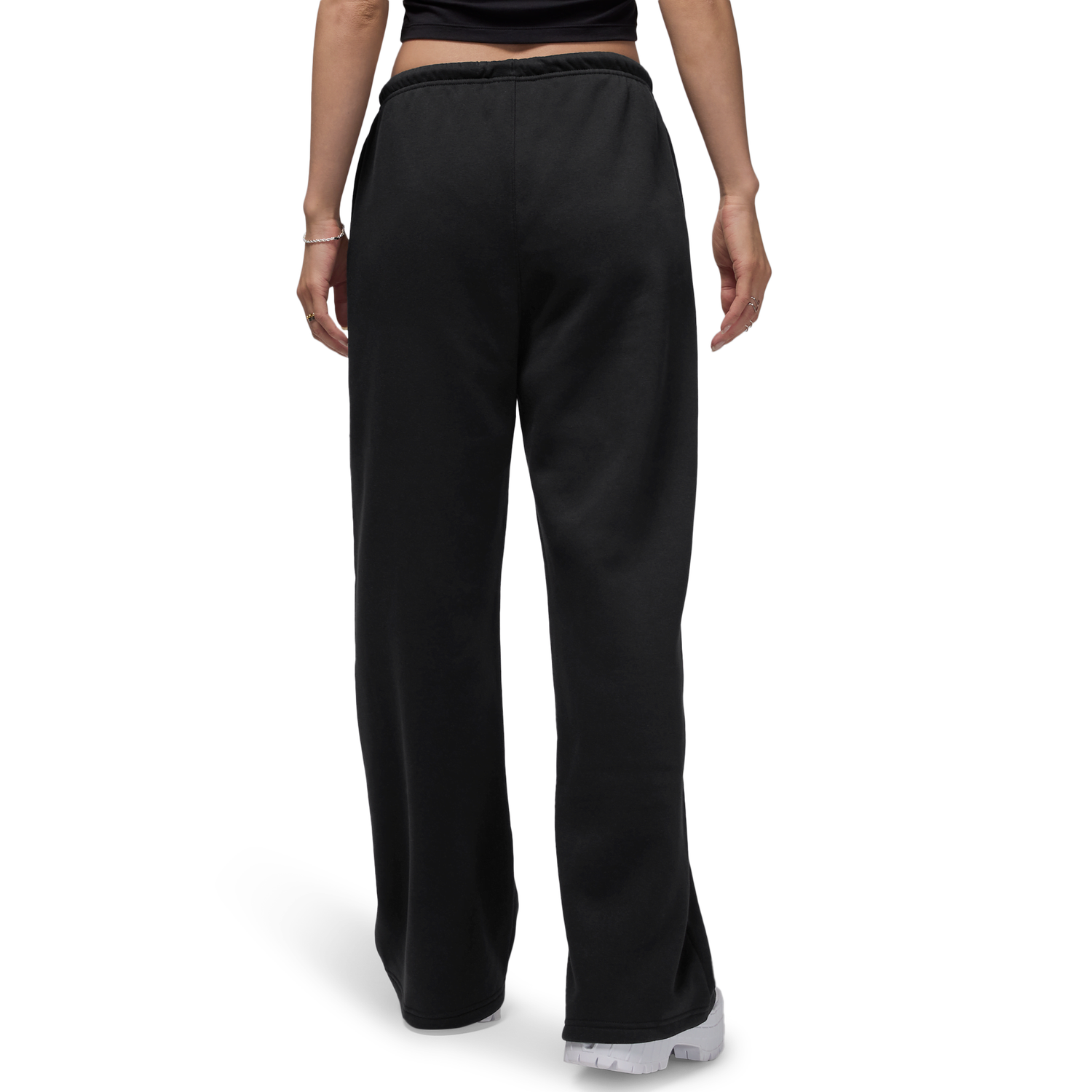 Jordan Brooklyn Fleece OH Pants - Women's - Black/White