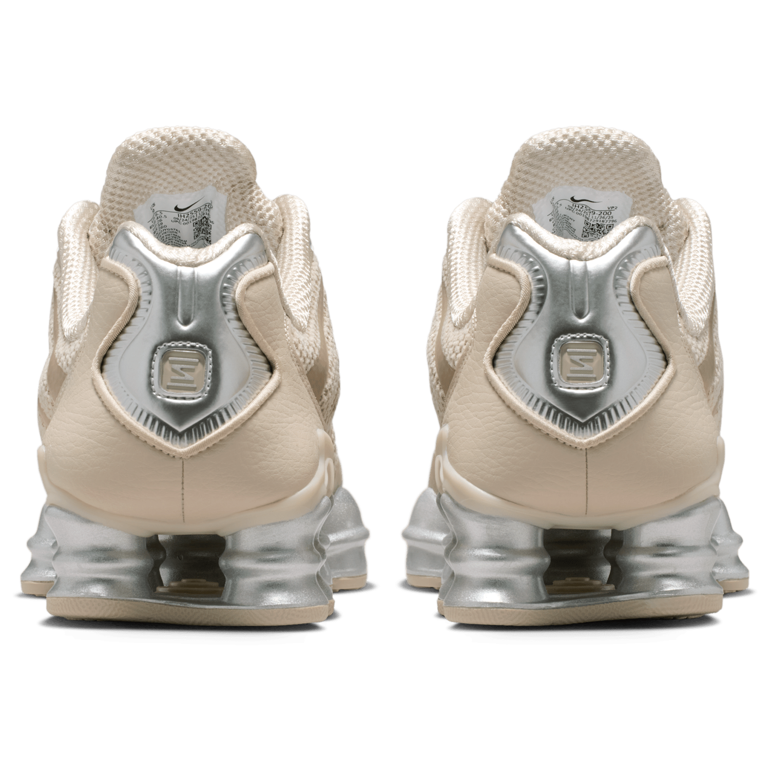 Nike Shox TL - Women's - Cream Ii/Mtlc Silver/Black
