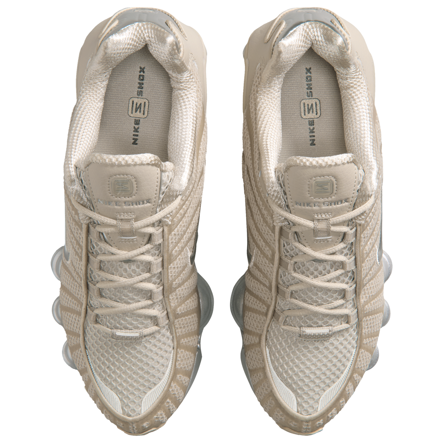 Nike Shox TL - Women's - Cream Ii/Mtlc Silver/Black