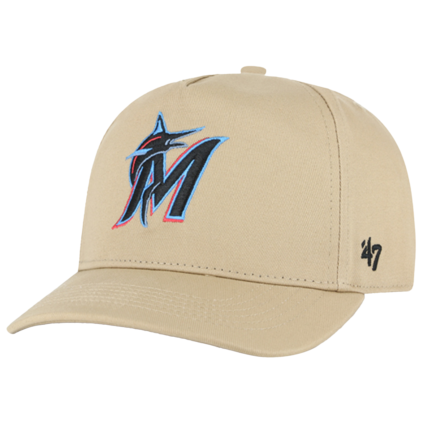 47 Brand Marlins Hitch Cap - Men's - Khaki/Khaki