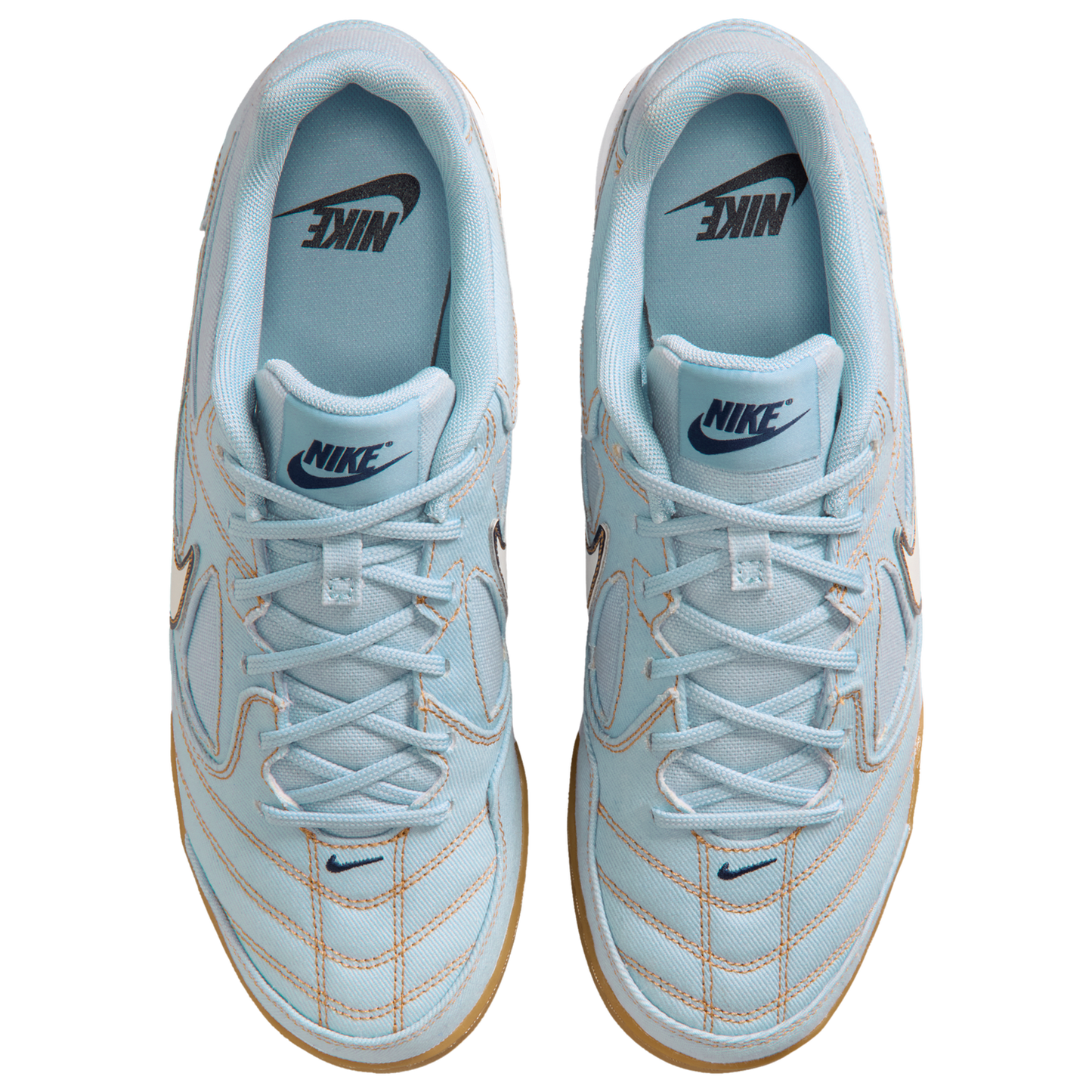 Nike Gato Lv8 - Men's - White/Lt Armory Blue/Lt Armory Blue
