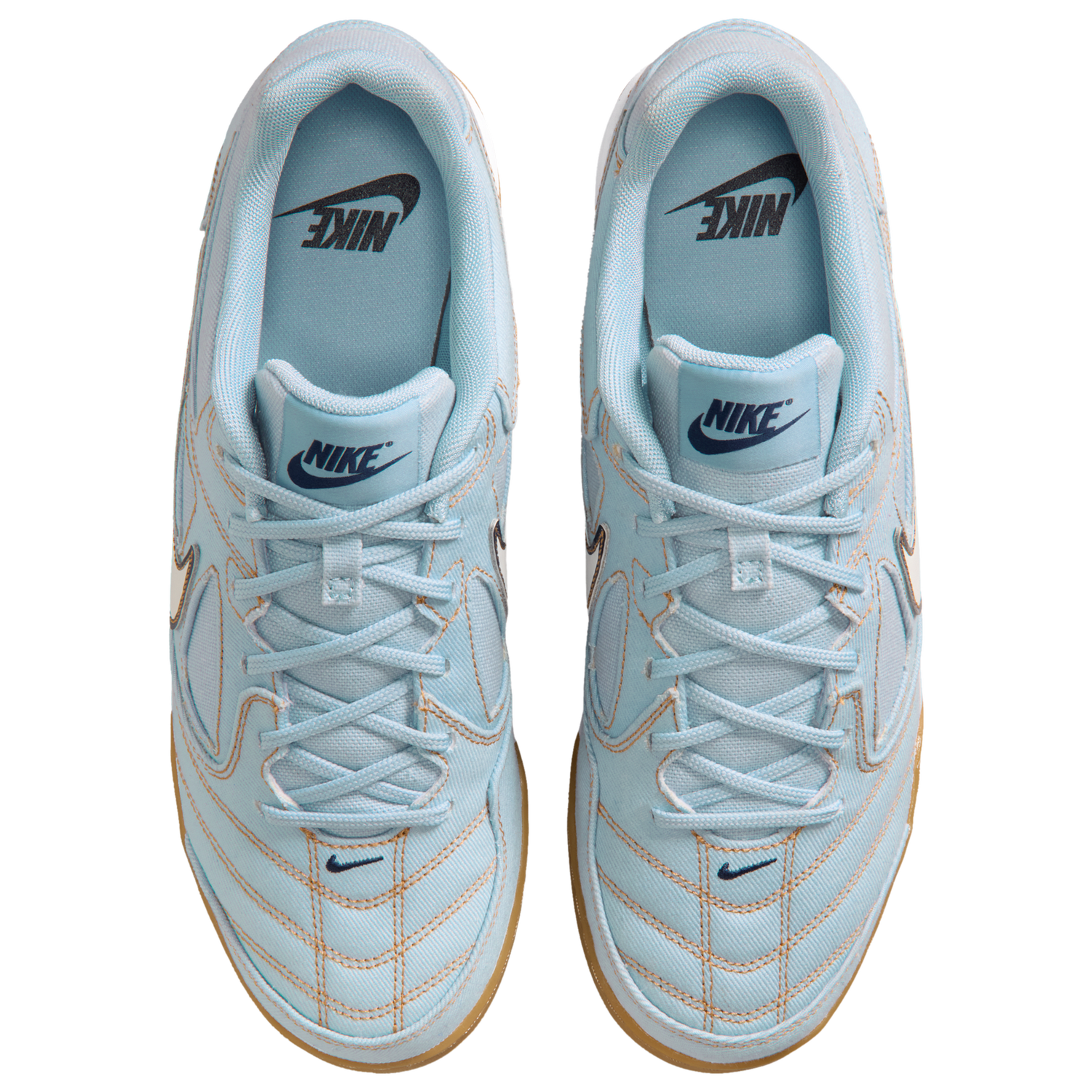 Nike Gato Lv8 - Men's - White/Lt Armory Blue/Lt Armory Blue