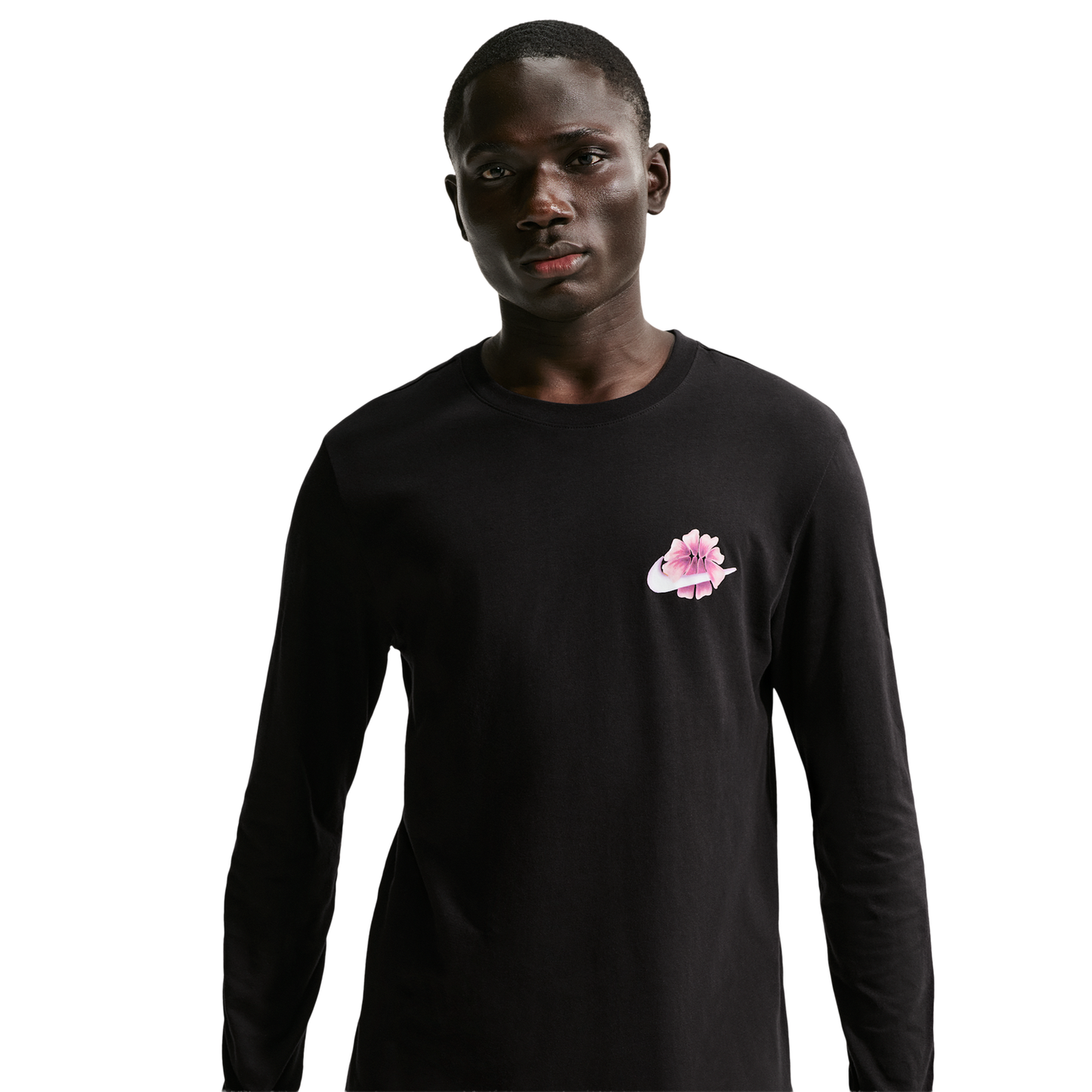 Nike Stained Long Sleeve OC Tee - Men's - Black