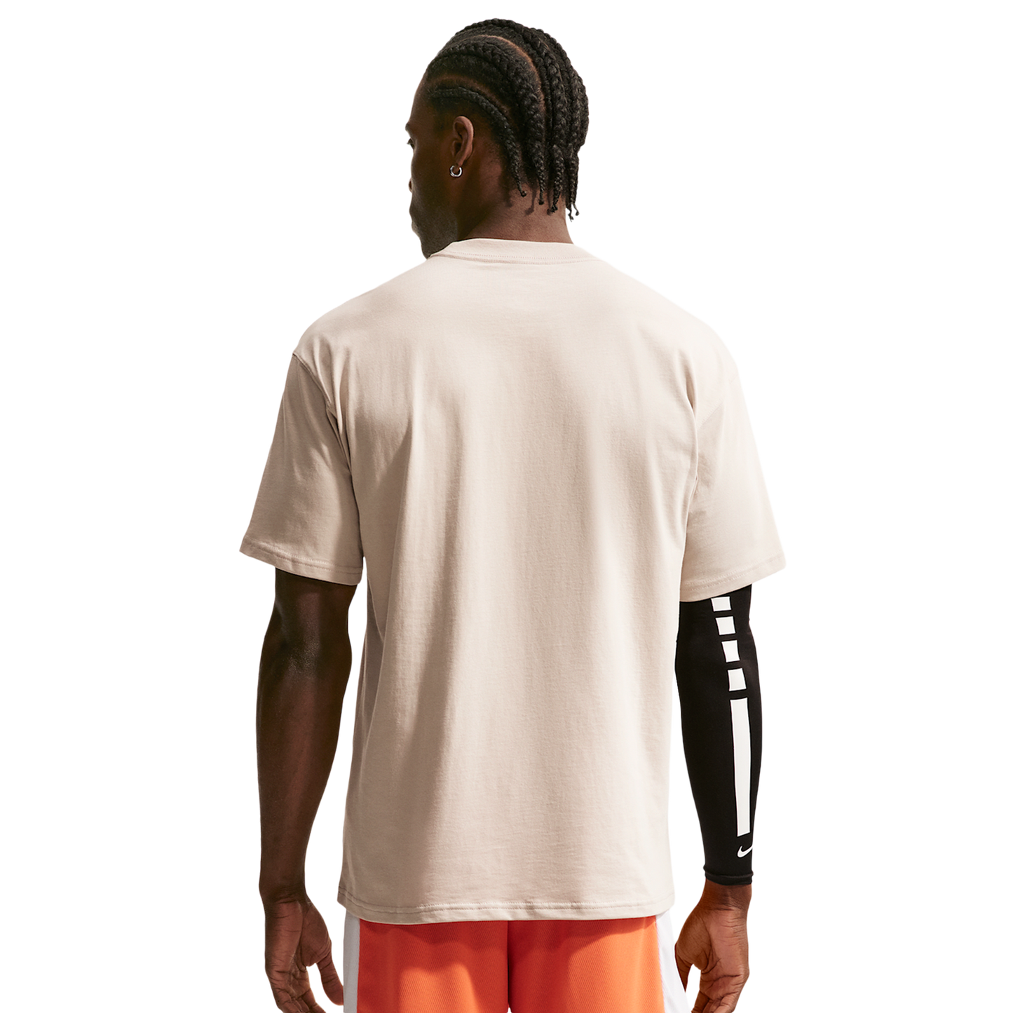 Nike T-Shirt Long Sleeve OC (RETRO BBALL) - Men's - Cream Ii