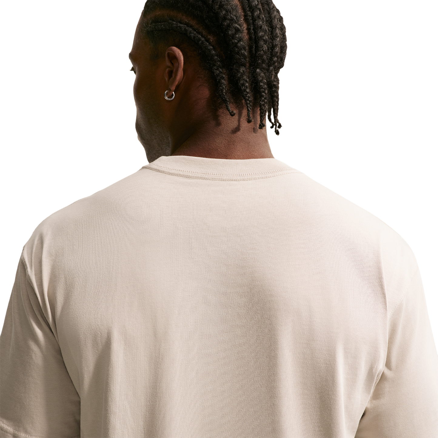 Nike T-Shirt Long Sleeve OC (RETRO BBALL) - Men's - Cream Ii