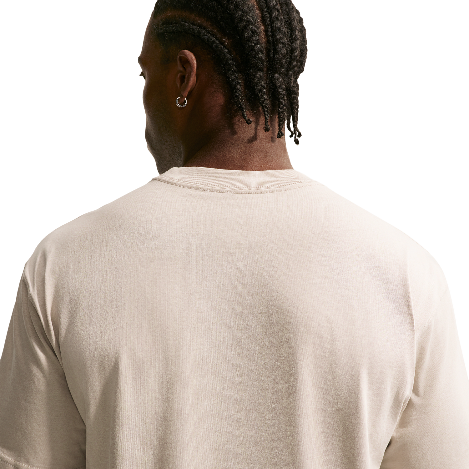 Nike T-Shirt Long Sleeve OC (RETRO BBALL) - Men's - Cream Ii