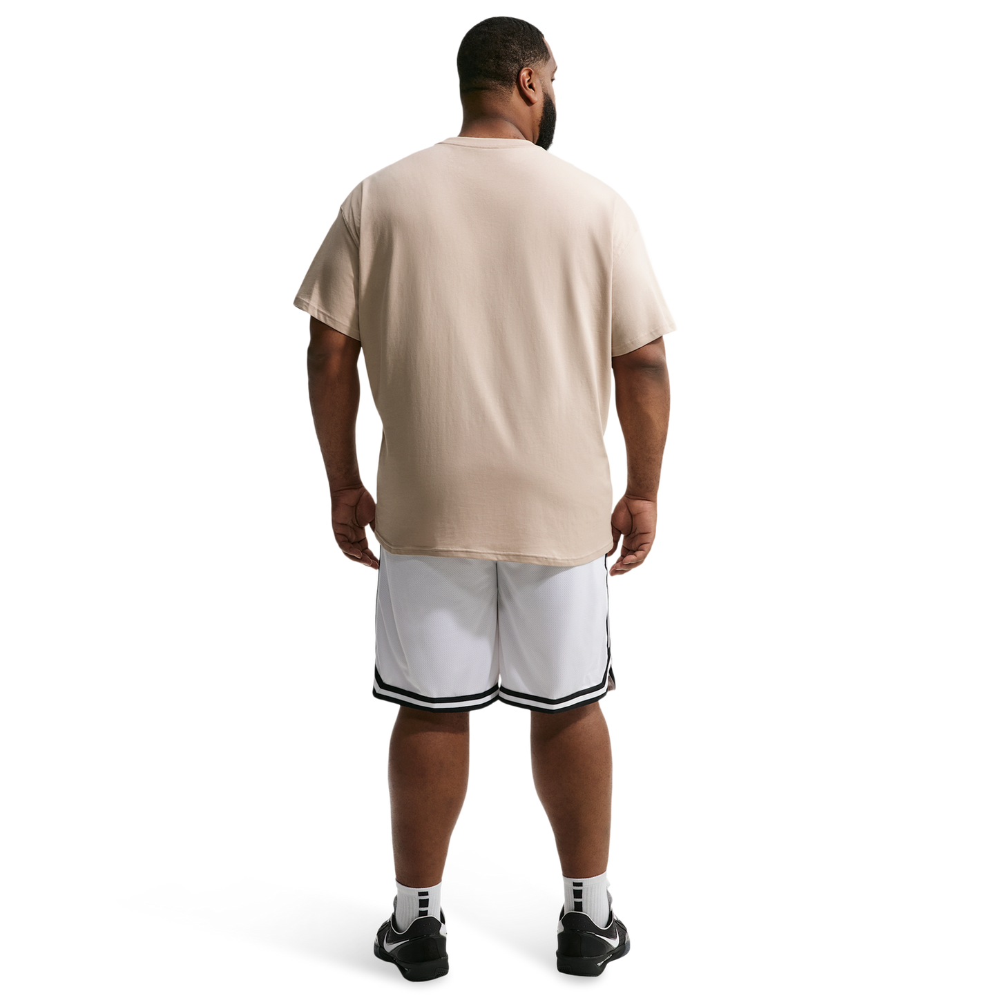 Nike T-Shirt Long Sleeve OC (RETRO BBALL) - Men's - Cream Ii