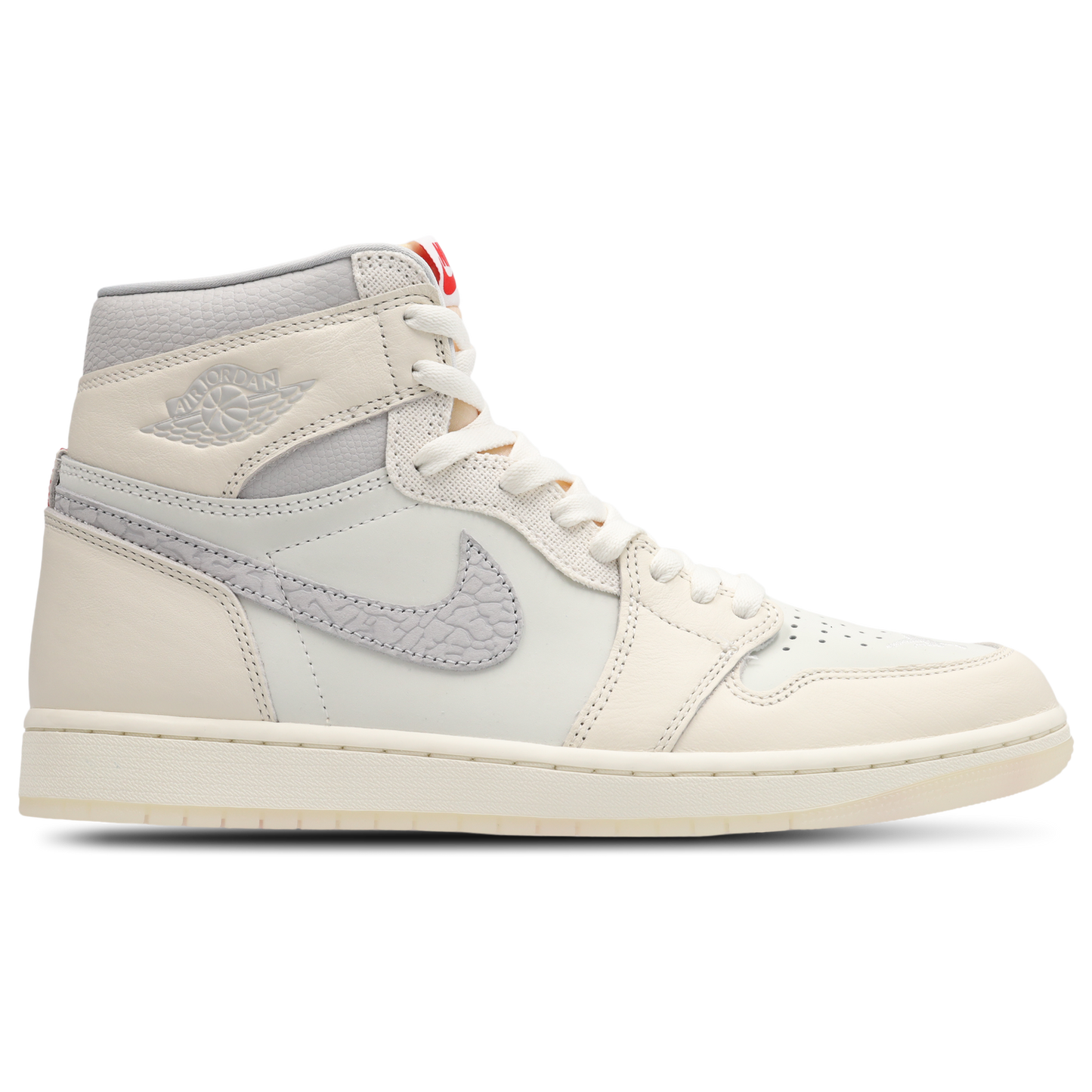 Jordan AJ 1 Retro High OG V3 - Men's - Sail/University Red/Pale Ivory