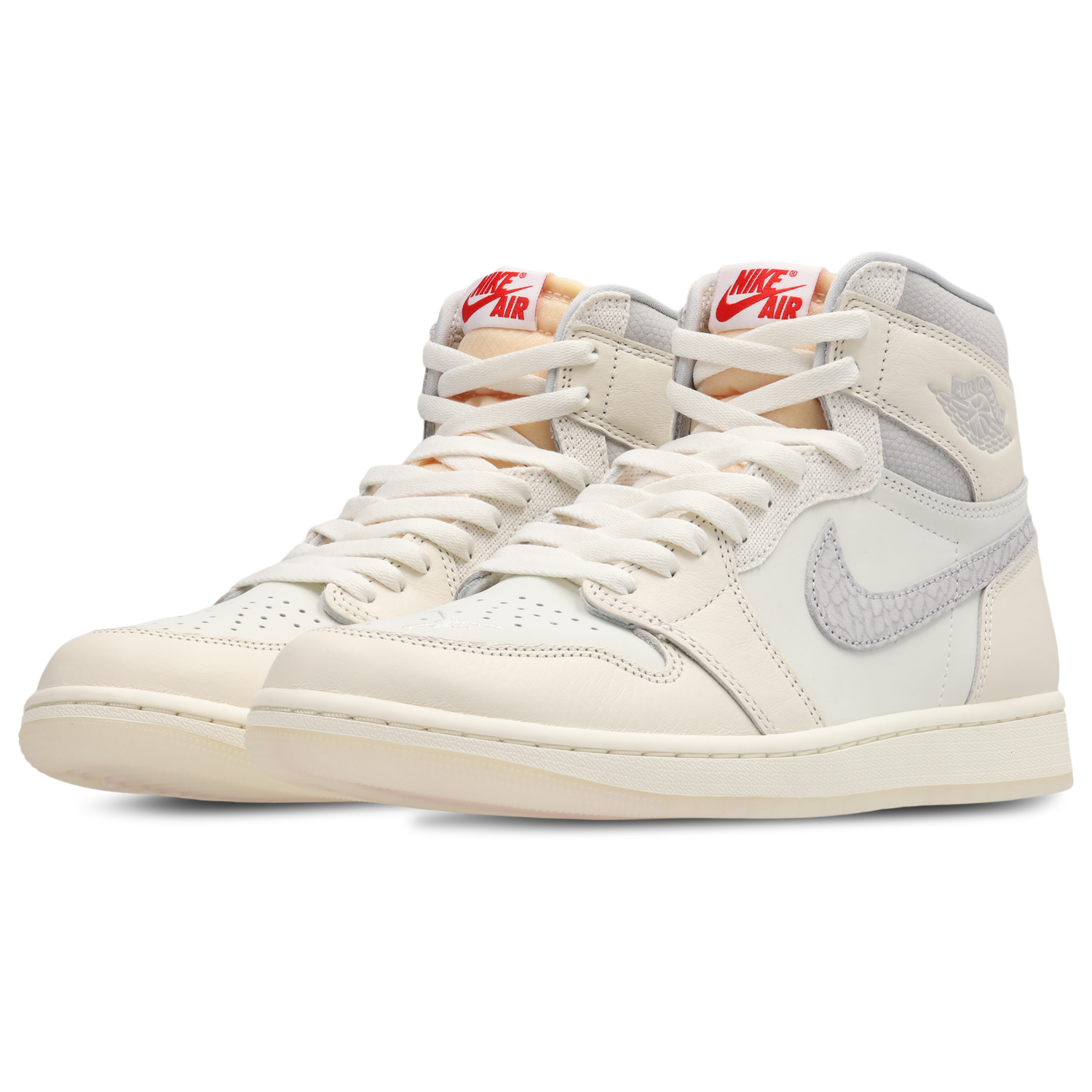 Jordan AJ 1 Retro High OG V3 - Men's - Sail/University Red/Pale Ivory