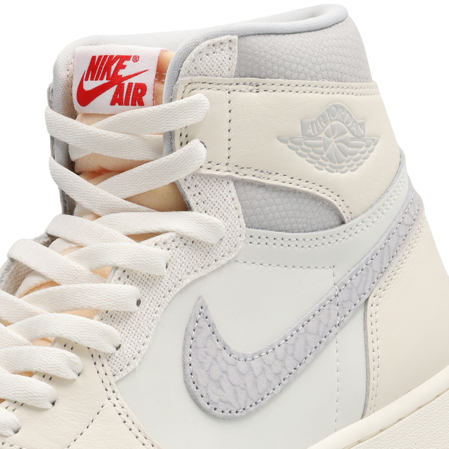 Jordan AJ 1 Retro High OG V3 - Men's - Sail/University Red/Pale Ivory