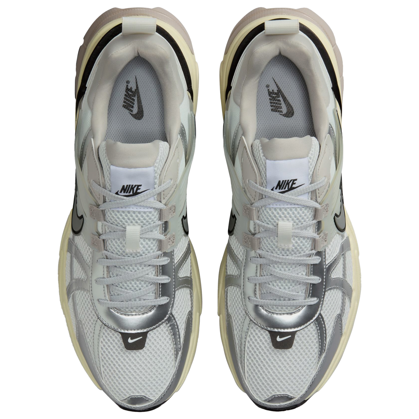 Nike V2K Run - Men's - Summit White/Metallic Silver