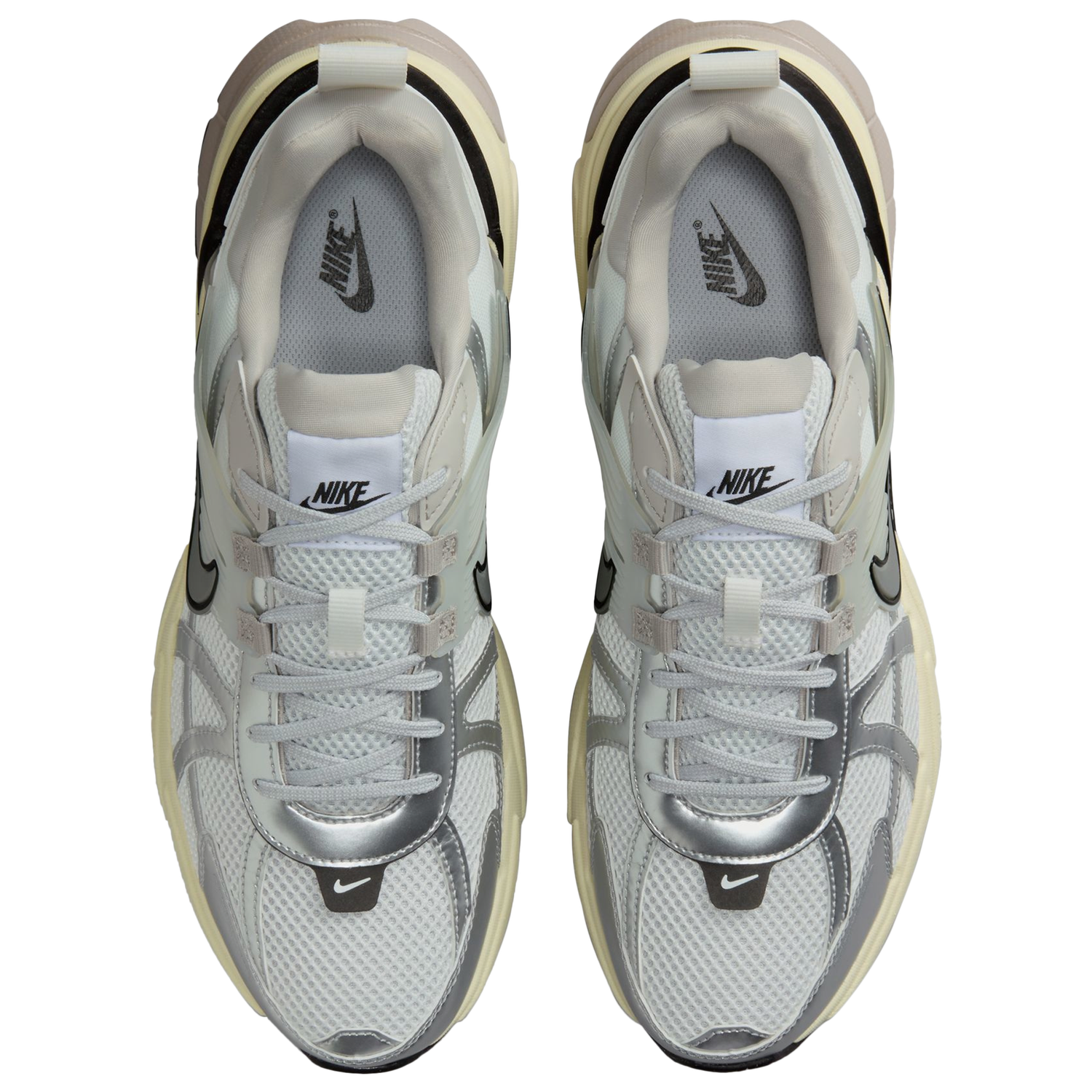 Nike V2K Run - Men's - Summit White/Metallic Silver