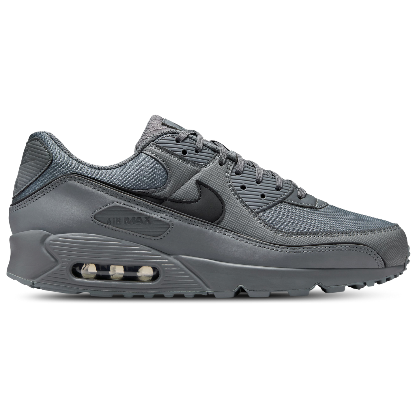 Nike Air Max 90 Prm Reflect - Men's - Black/Smoke Gray/Smoke Gray