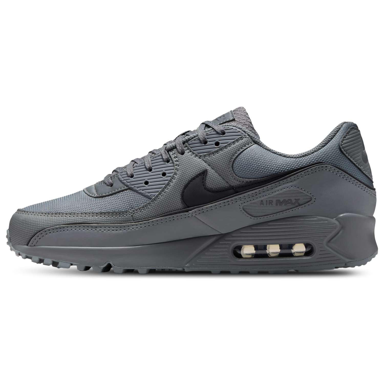 Nike Air Max 90 Prm Reflect - Men's - Black/Smoke Gray/Smoke Gray