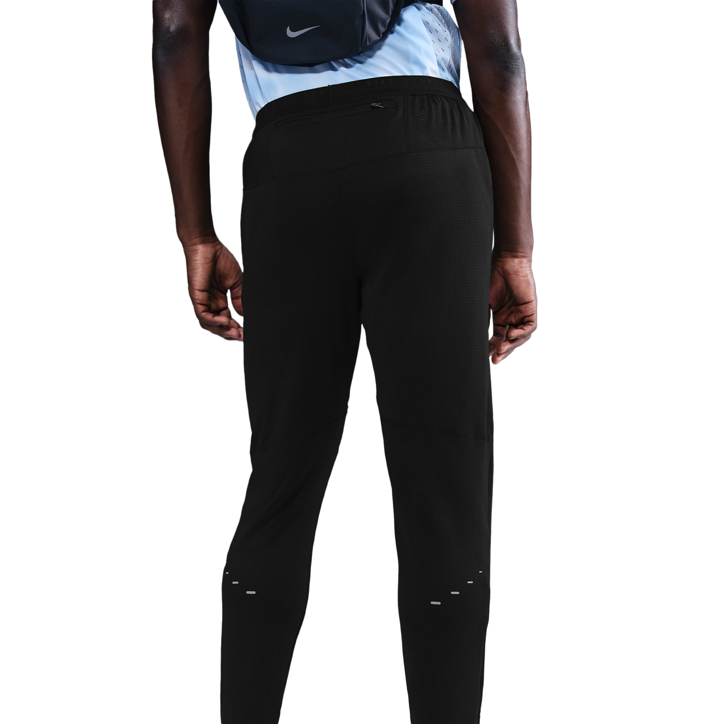 Nike Dri-FIT Stride Knit Pants - Men's - Black/Reflective Silver