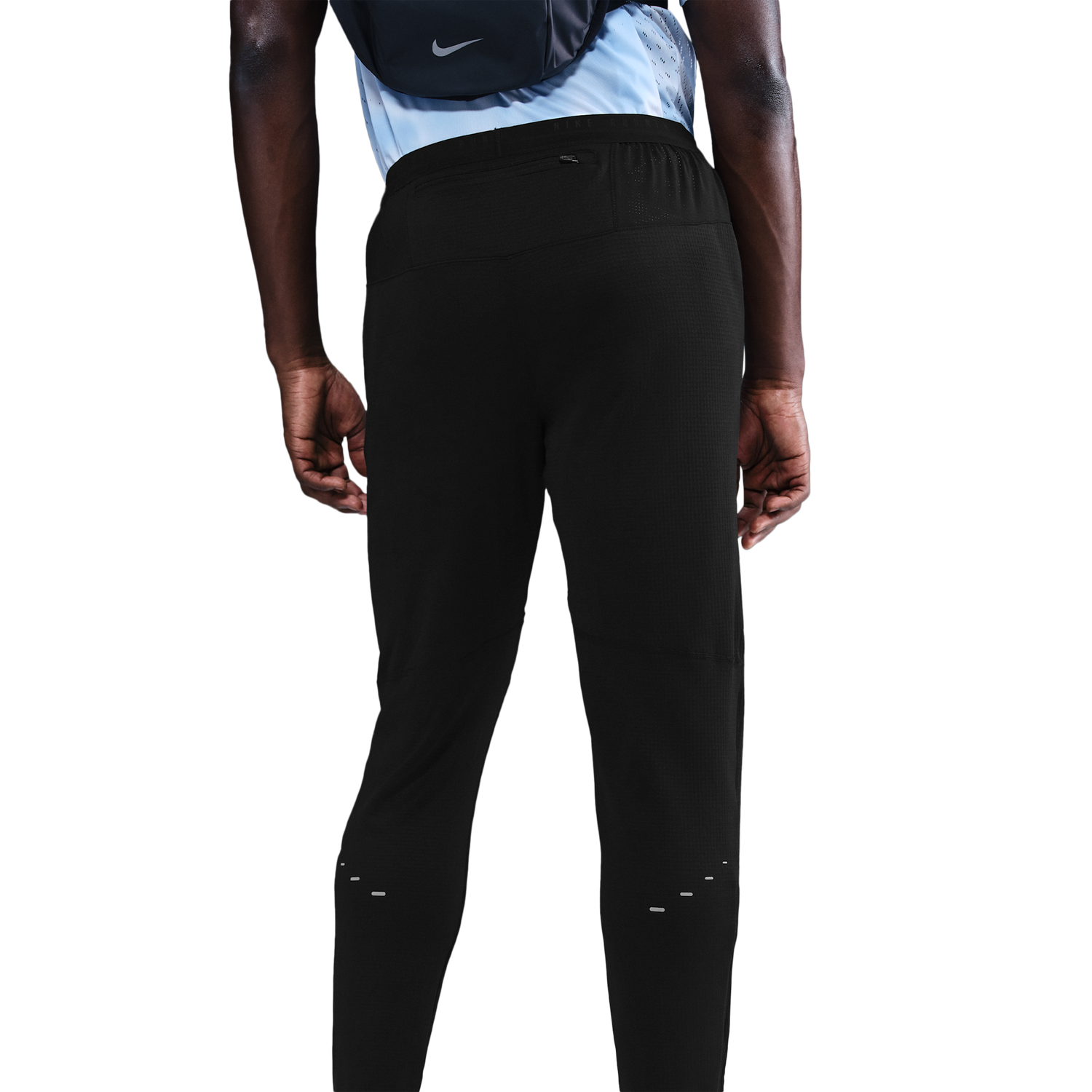 Nike Dri-FIT Stride Knit Pants - Men's - Black/Reflective Silver