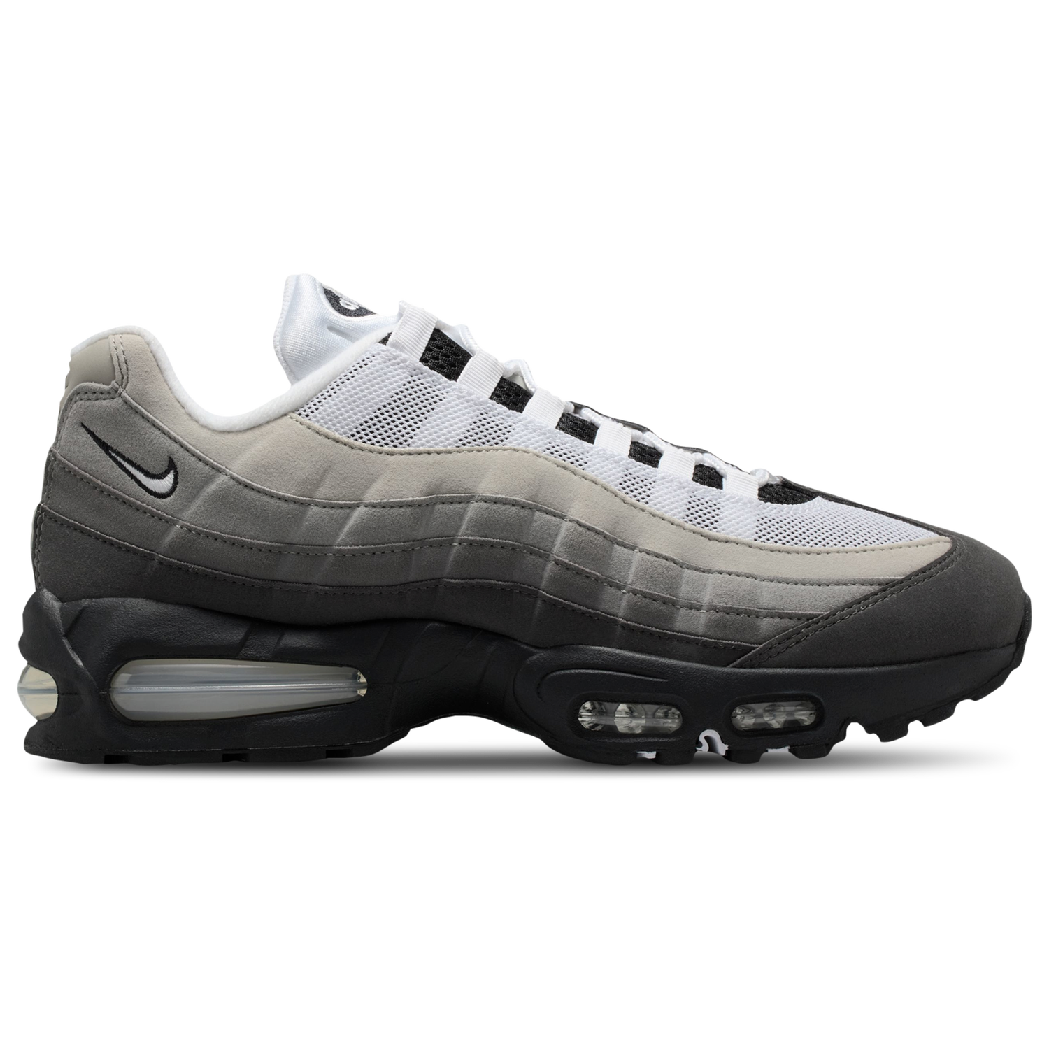 Nike Air Max 95 - Men's - Black/White/Med Ash Gray