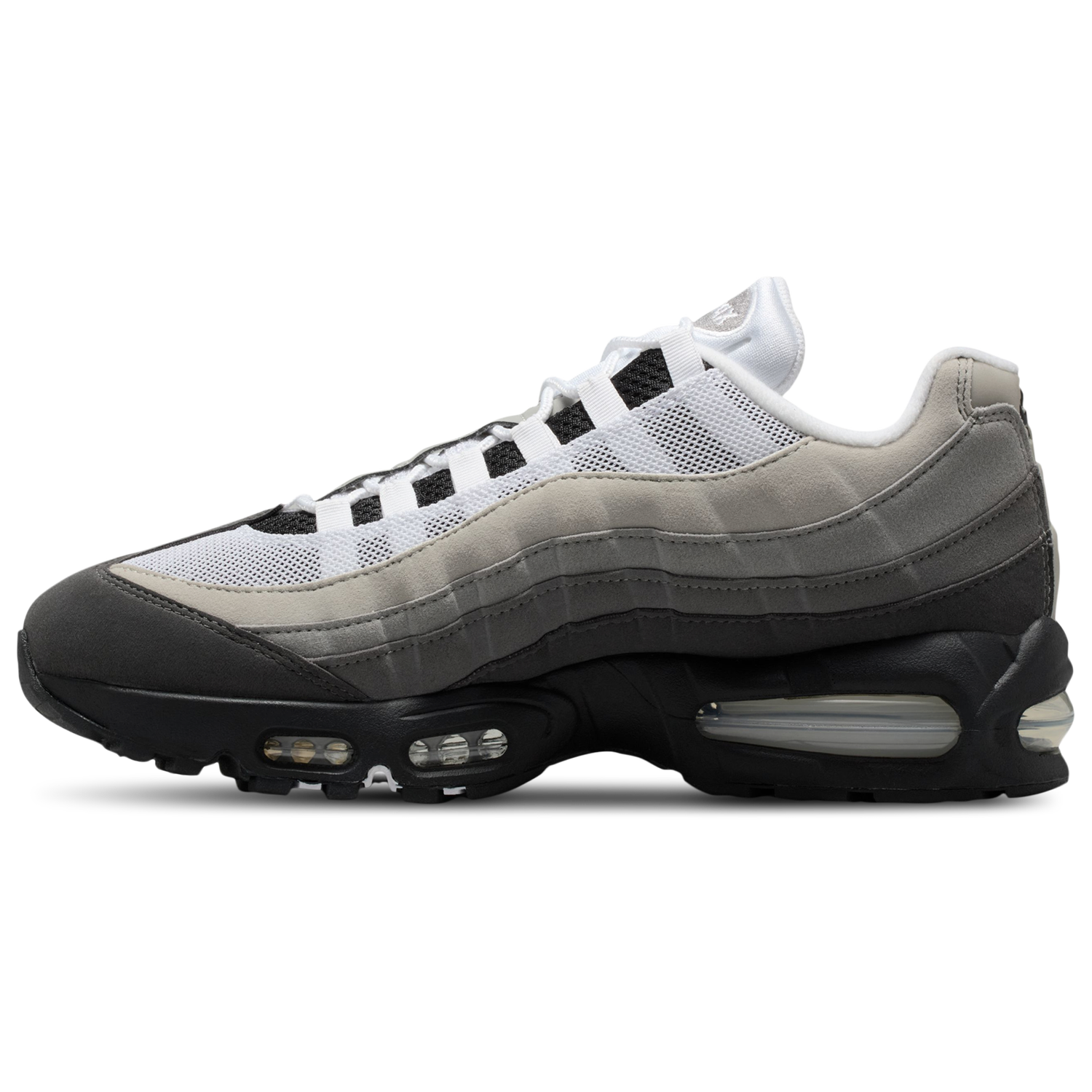 Nike Air Max 95 - Men's - Black/White/Med Ash Gray
