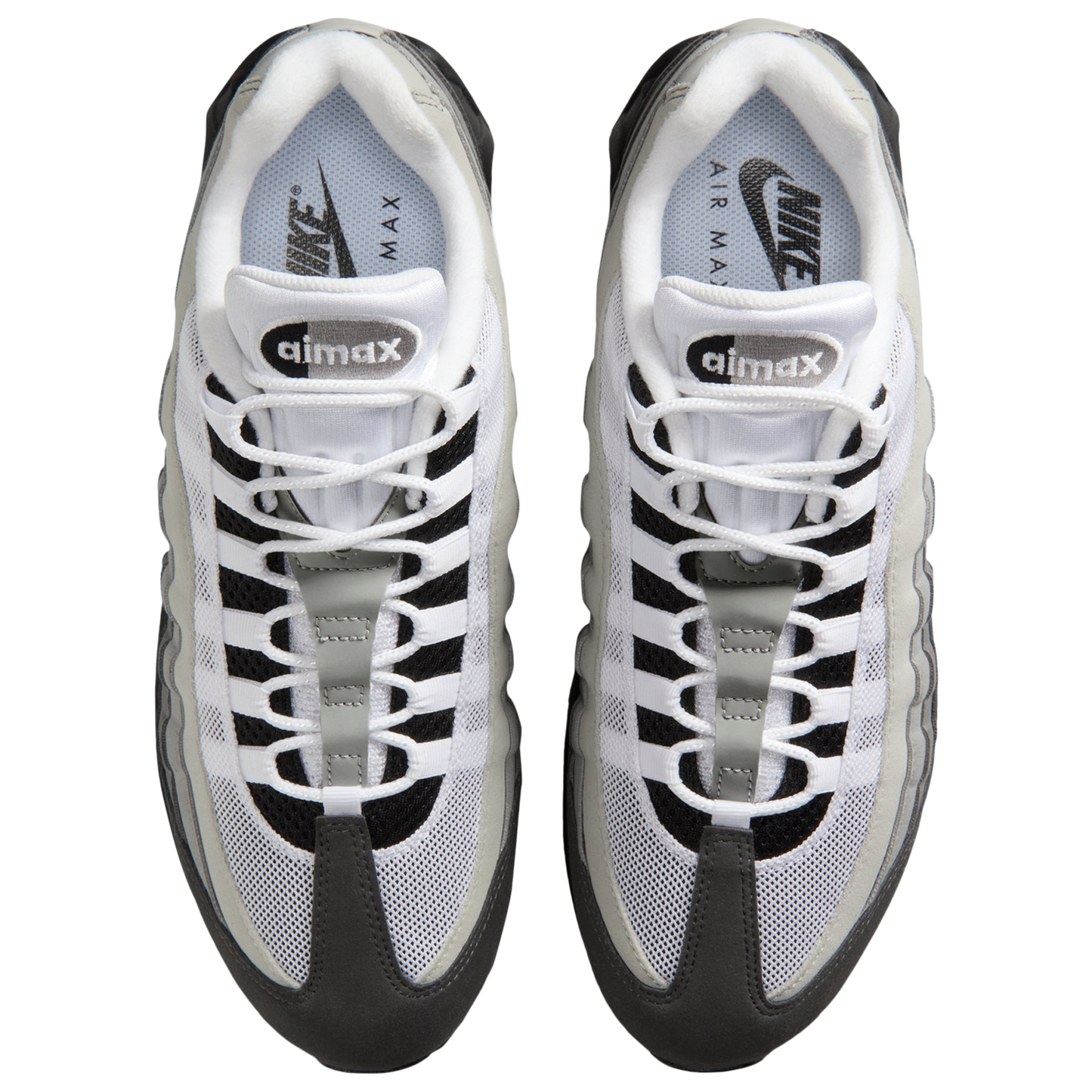 Nike Air Max 95 - Men's - Black/White/Med Ash Gray