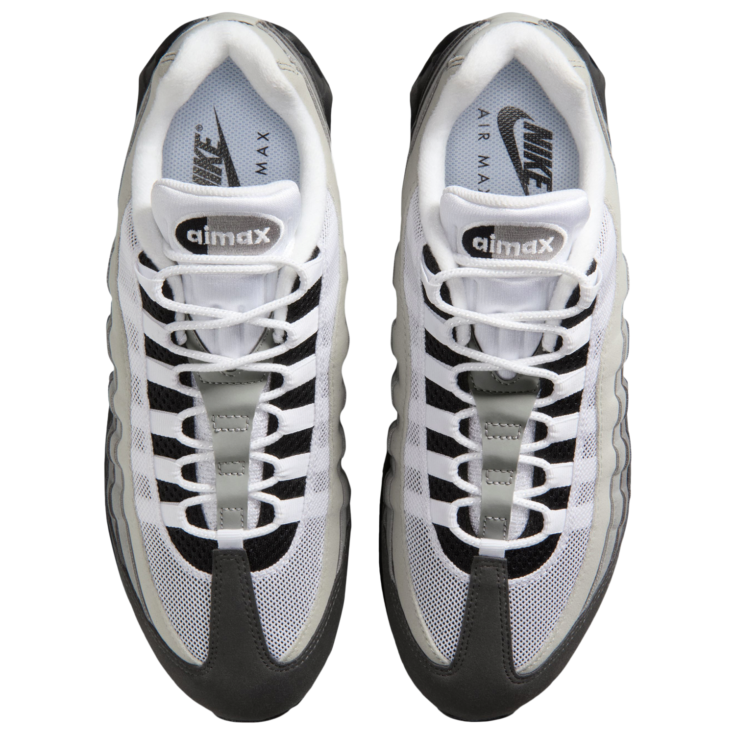 Nike Air Max 95 - Men's - Black/White/Med Ash Gray