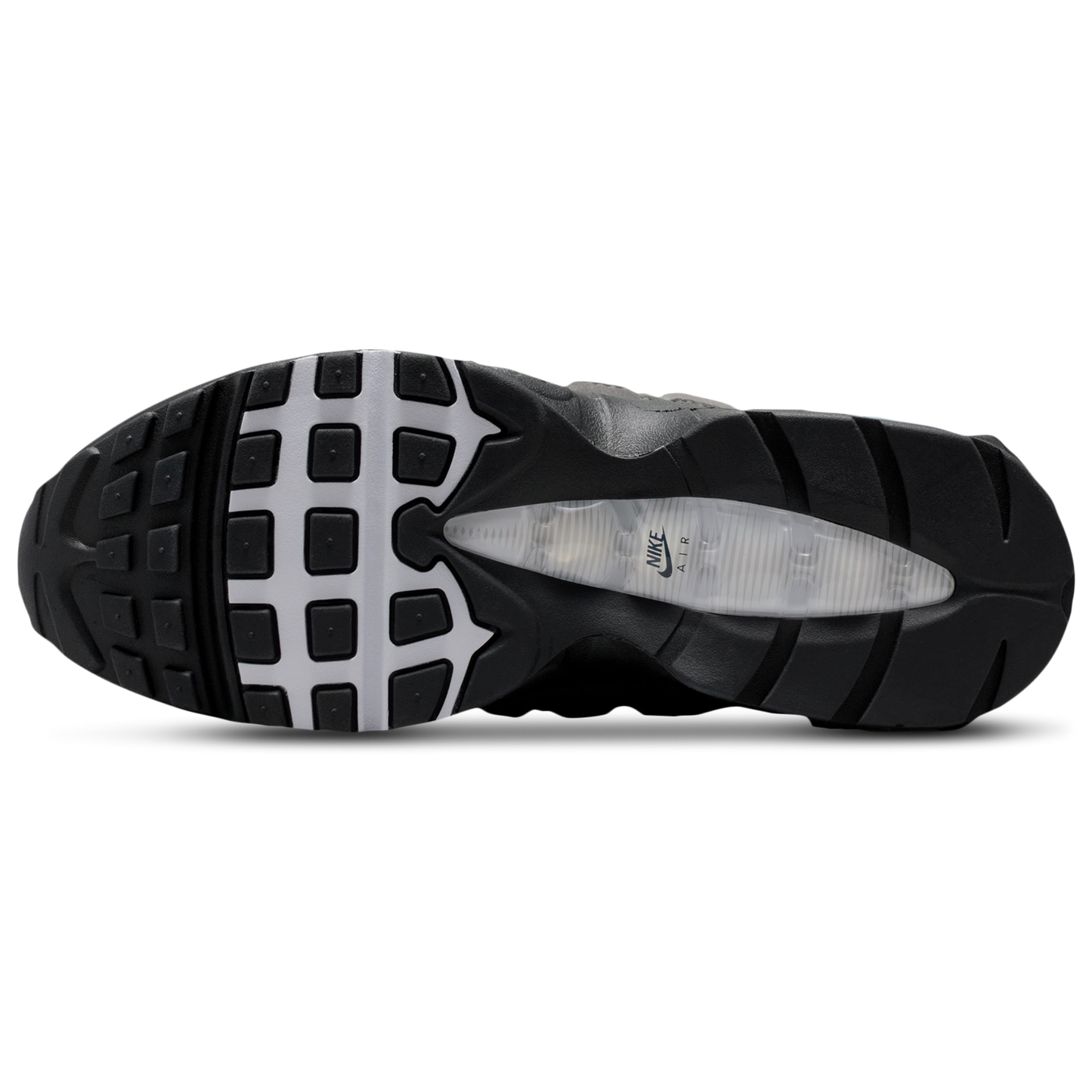 Nike Air Max 95 - Men's - Black/White/Med Ash Gray