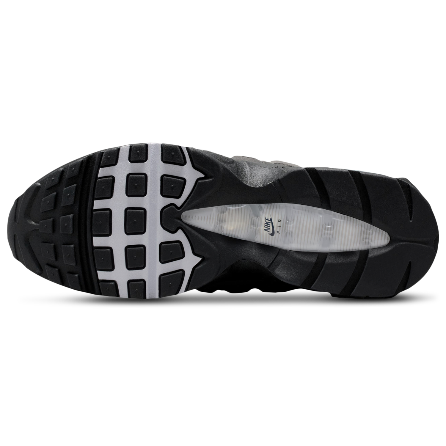 Nike Air Max 95 - Men's - Black/White/Med Ash Gray
