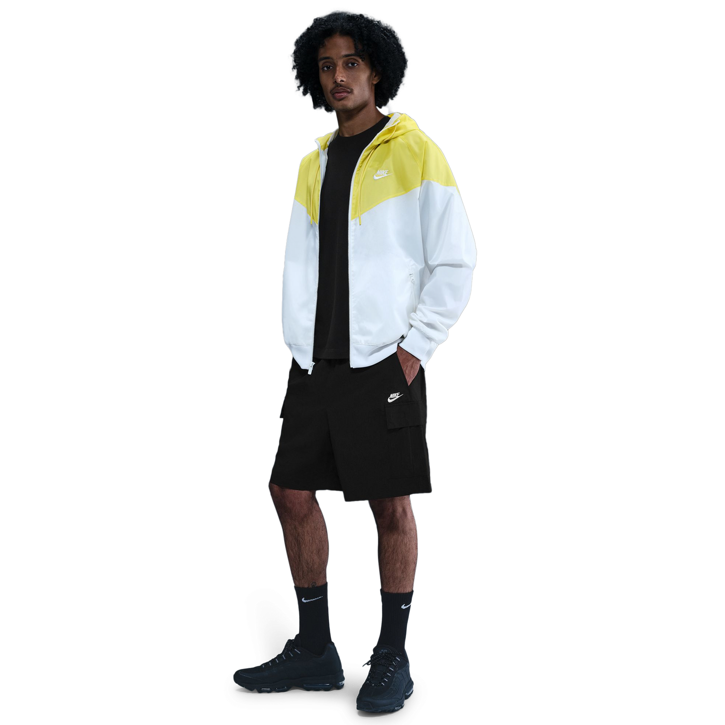 Nike Club Utility Shorts - Men's - Black/White
