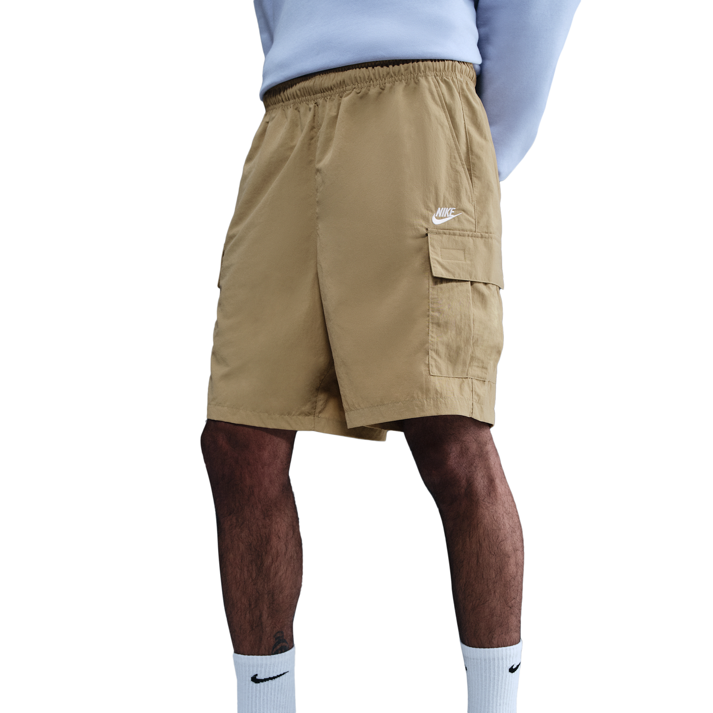 Nike Club Utility Shorts - Men's - Parachute Beige/White