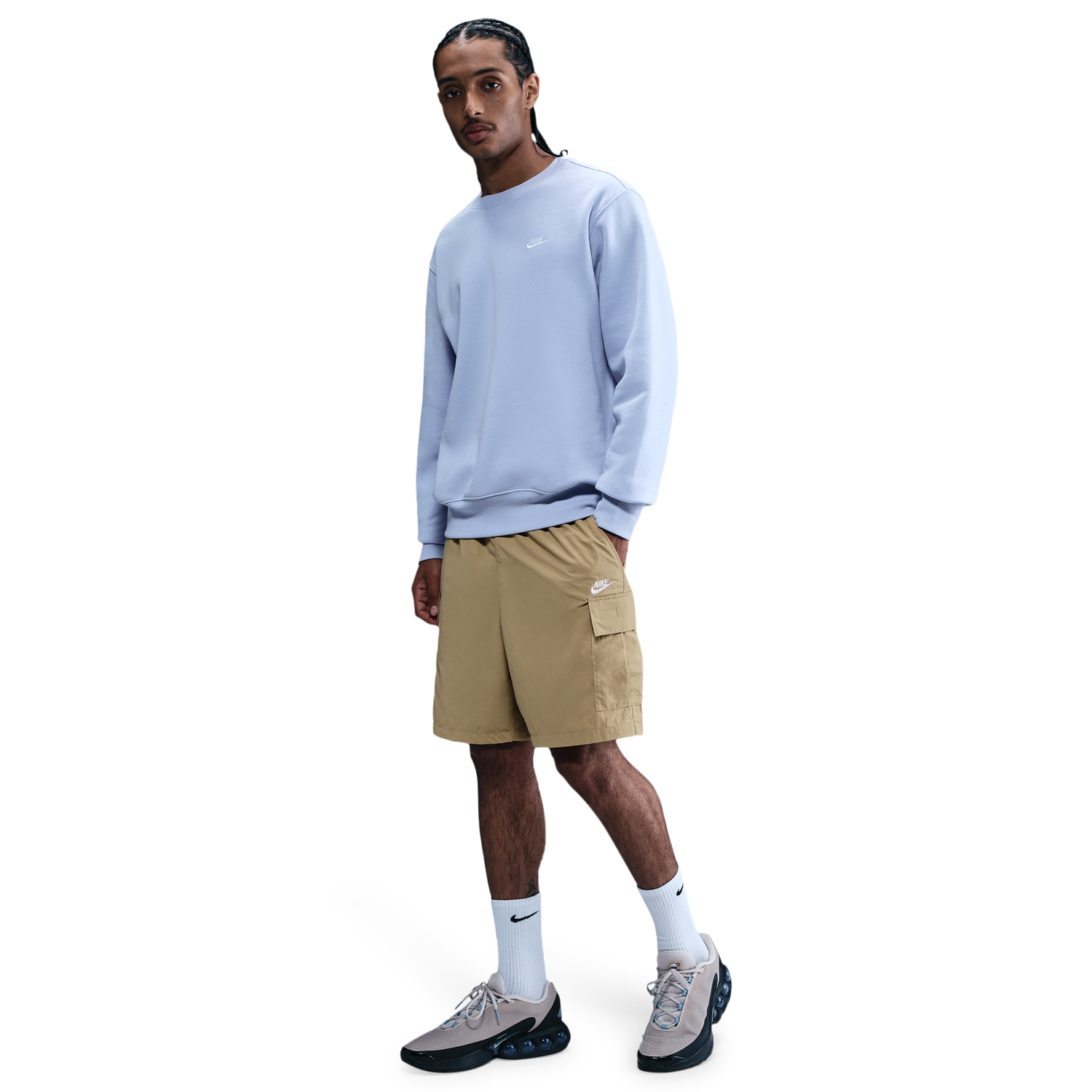 Nike Club Utility Shorts - Men's - Parachute Beige/White