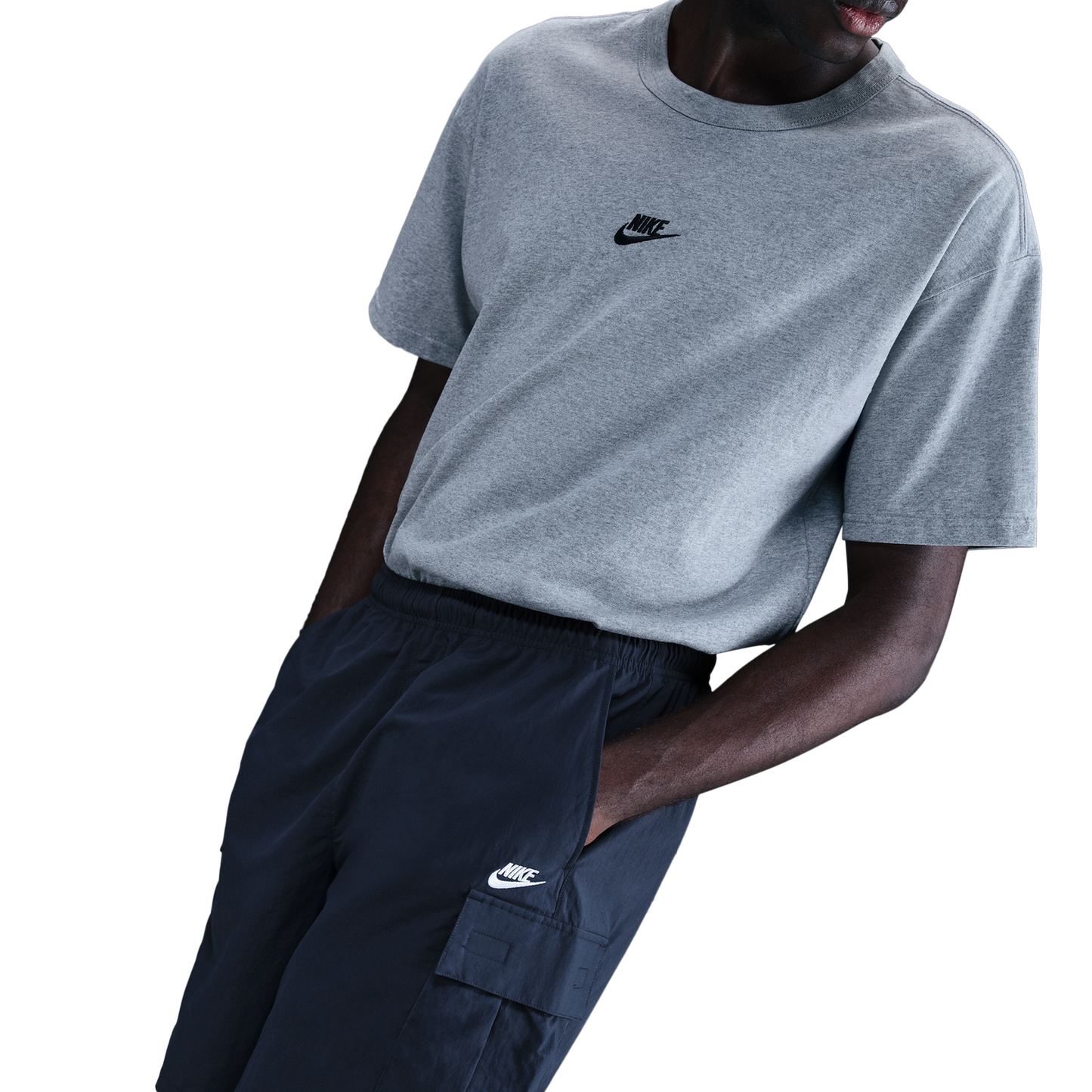 Nike Club Utility Shorts - Men's - Obsidian/White