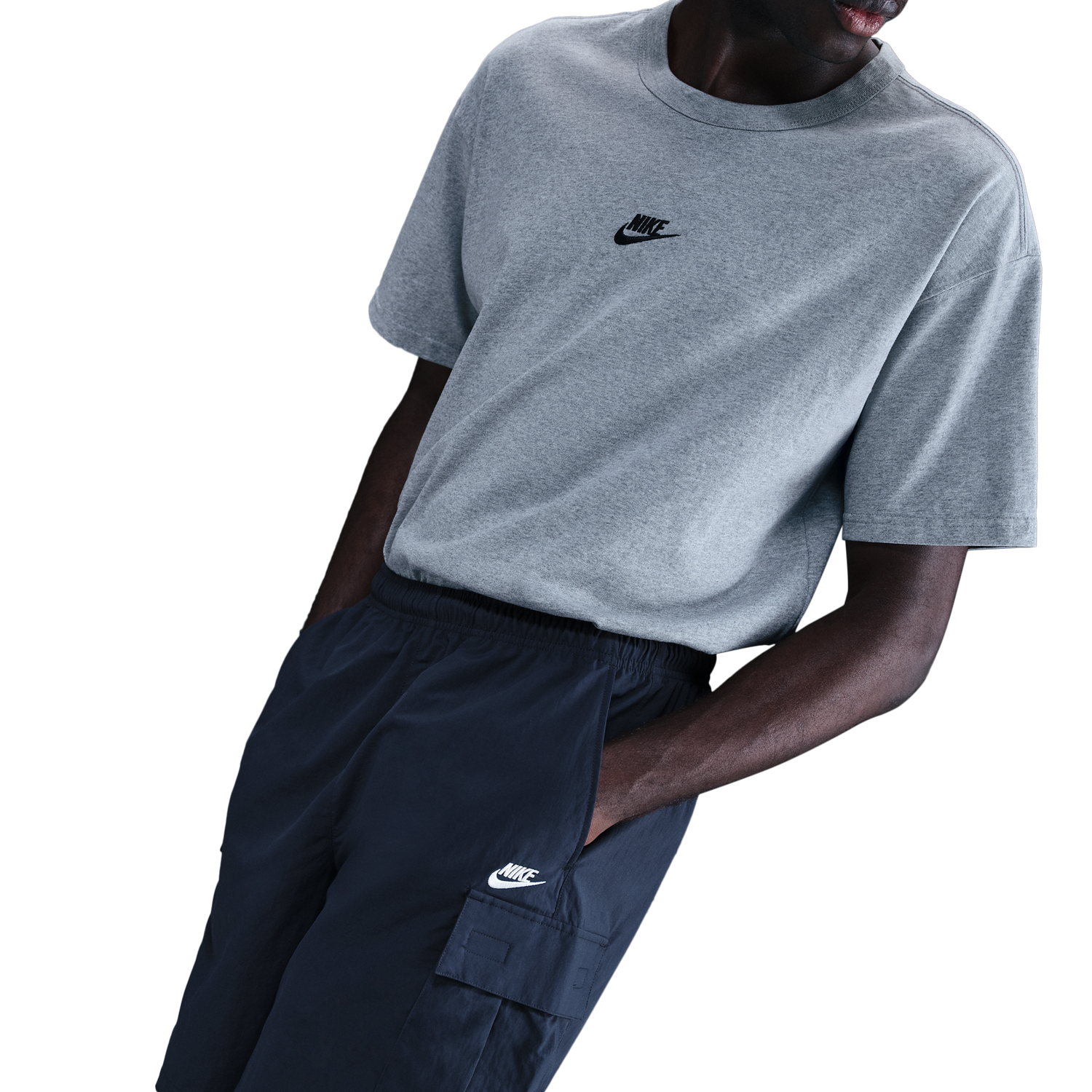 Nike Club Utility Shorts - Men's - Obsidian/White
