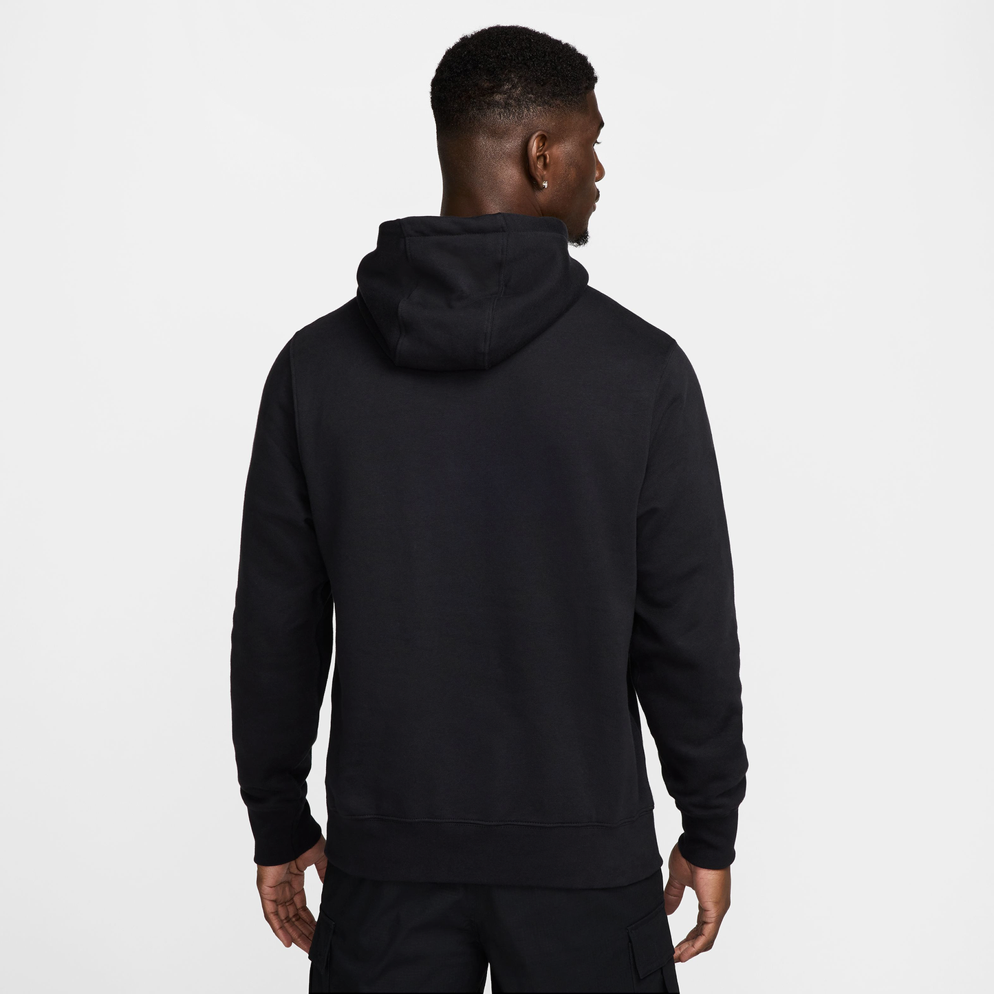 Nike Chi Club Pullover BB Hoodie - Men's - Black/White