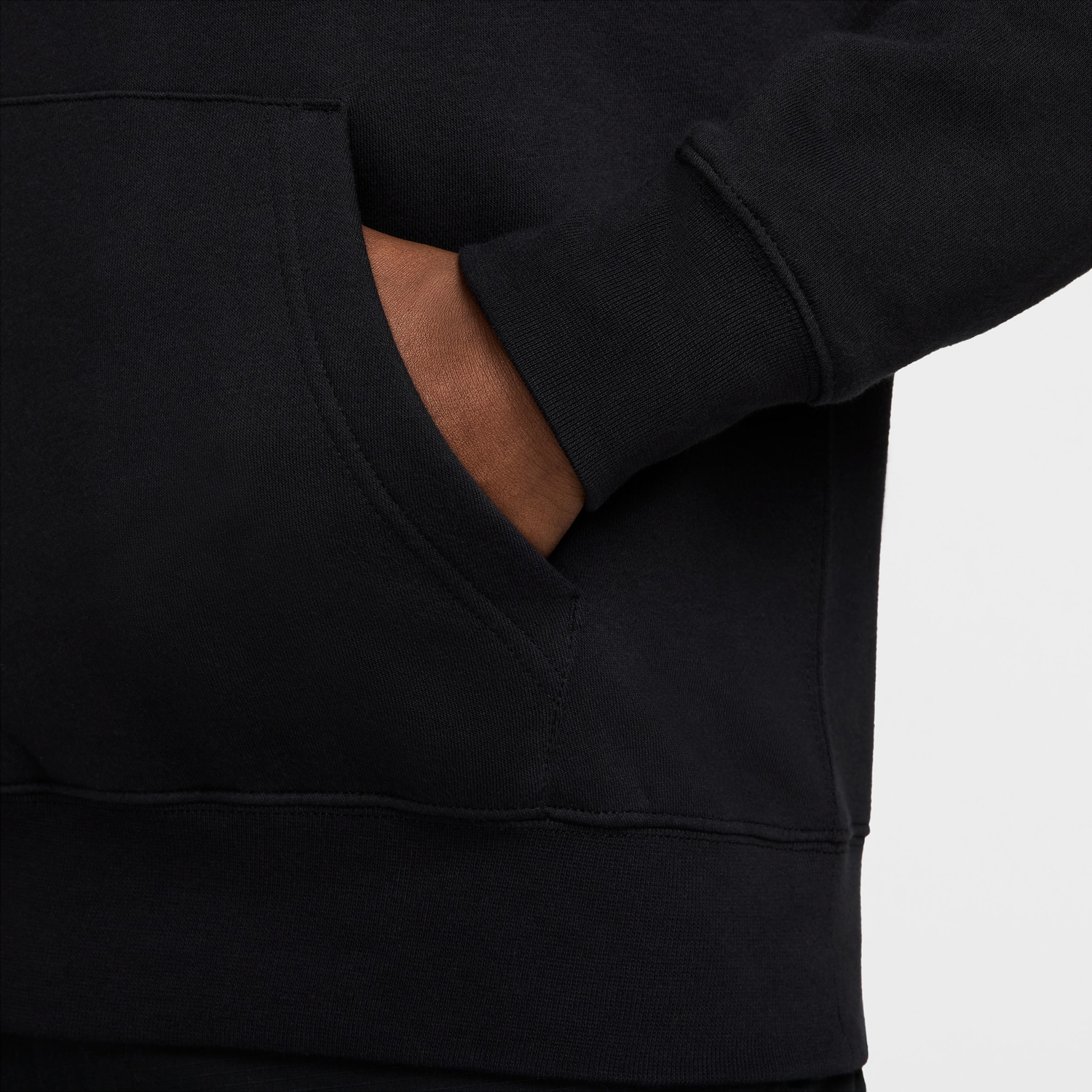 Nike Chi Club Pullover BB Hoodie - Men's - Black/White