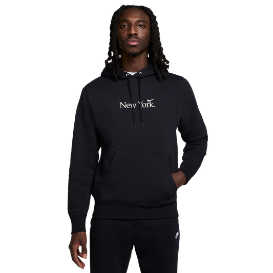 Nike NYC Club Pullover BB Hoodie - Men's - Black/White