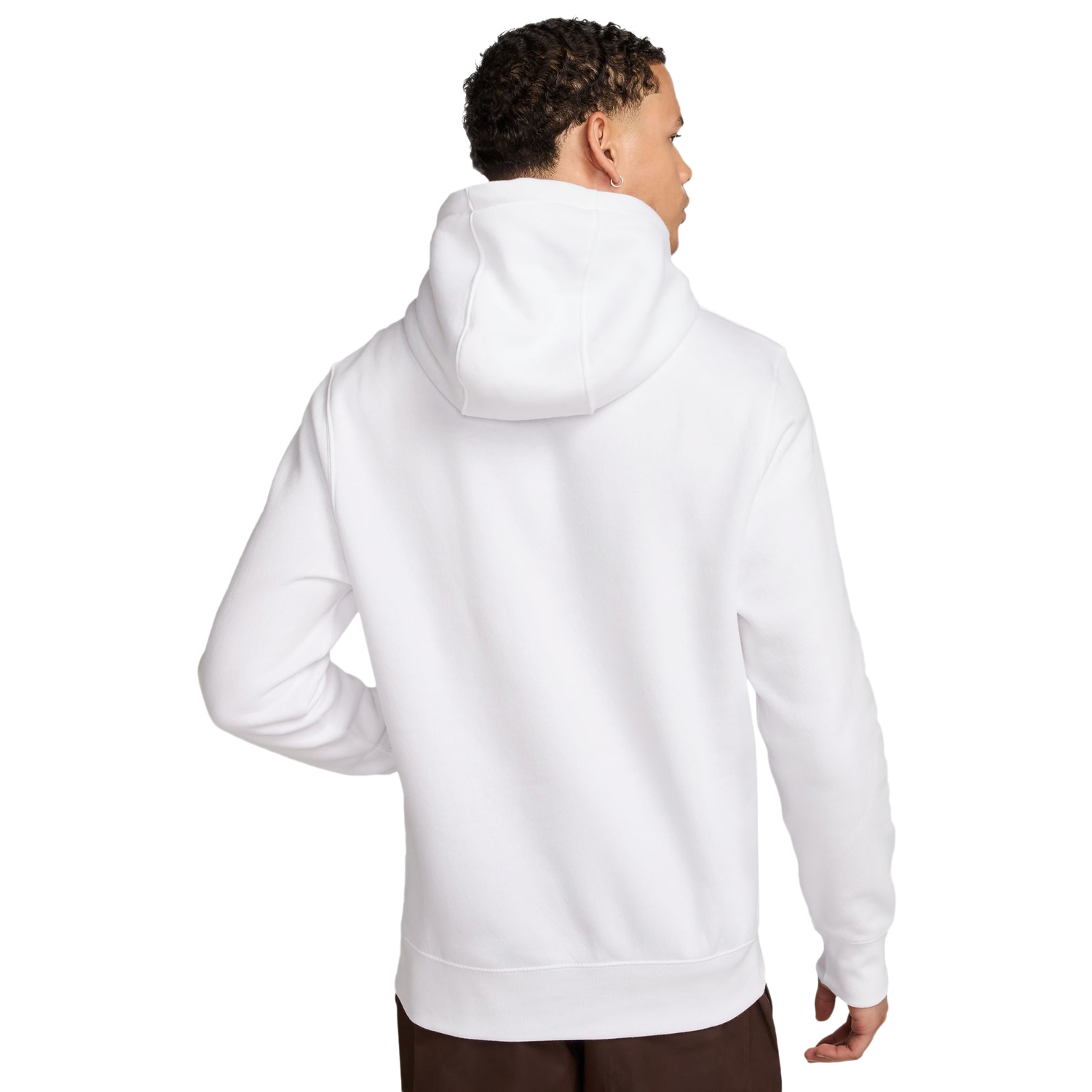 Nike NYC Club Pullover BB Hoodie - Men's - White/Cosmic Clay