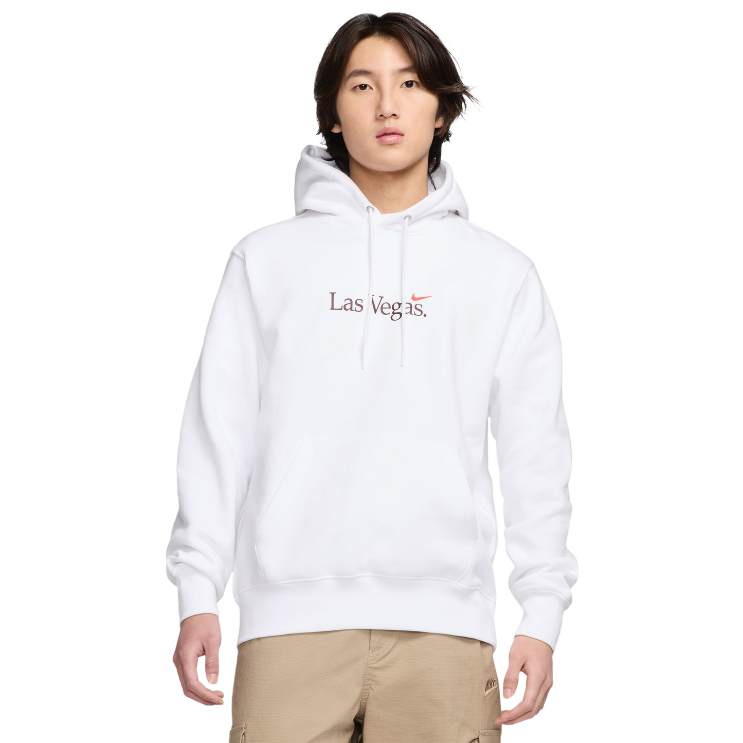 Nike VGS Club Pullover BB Hoodie - Men's - White/Cosmic Clay