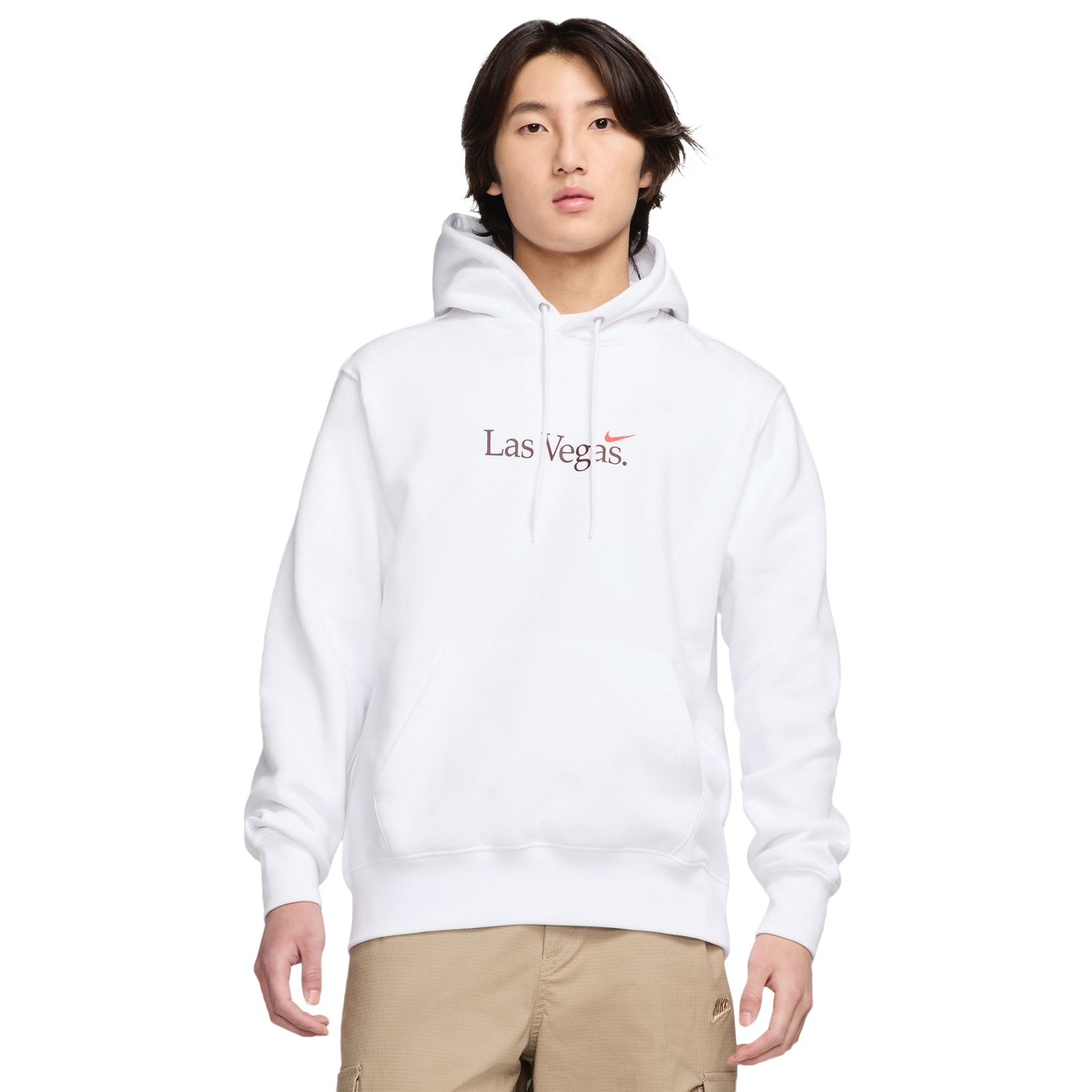 Nike VGS Club Pullover BB Hoodie - Men's - White/Cosmic Clay