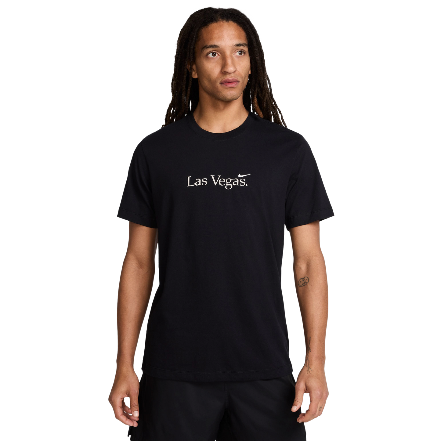 Nike LAS Short Sleeve Crew T-Shirt - Men's - Black/White