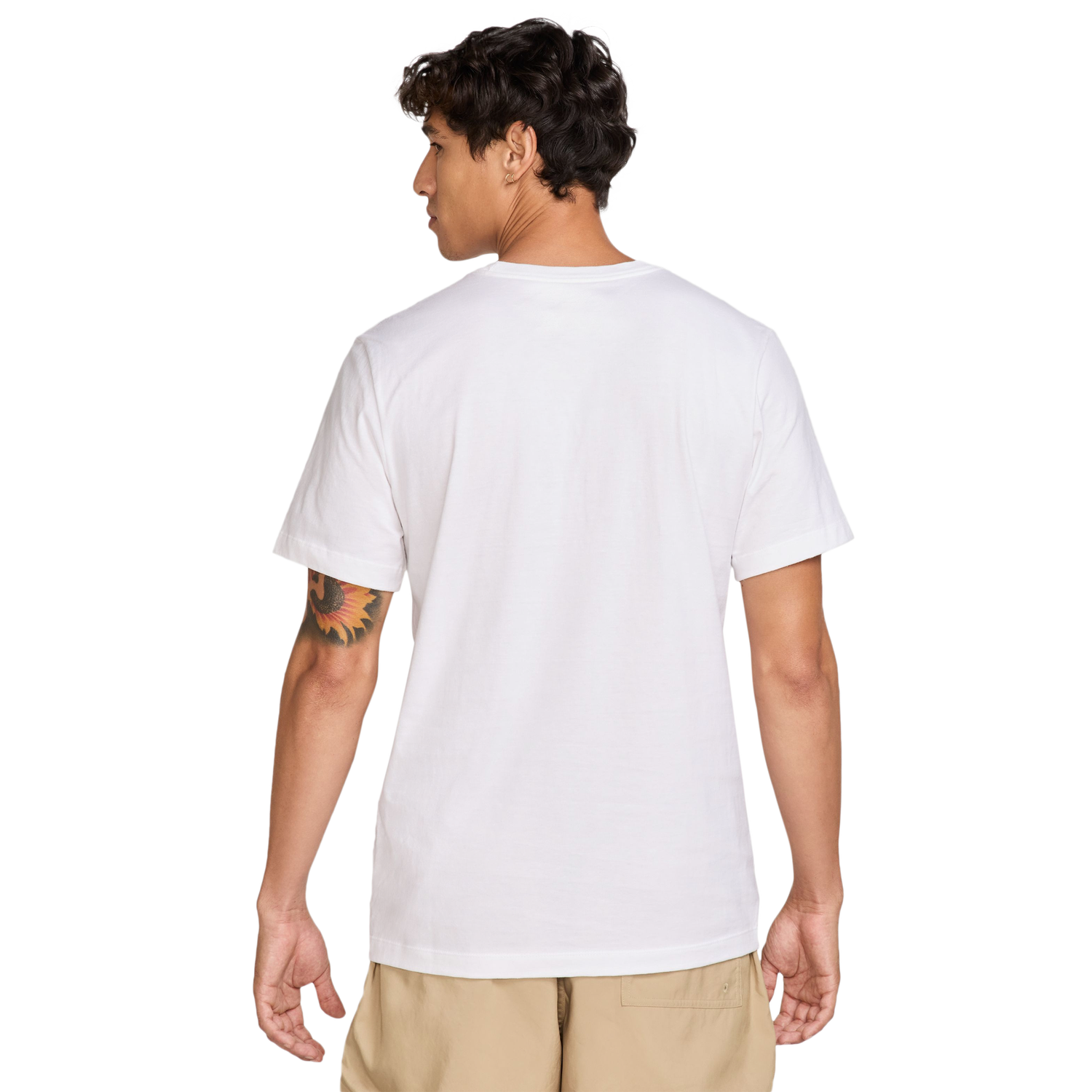 Nike LAS Short Sleeve Crew T-Shirt - Men's - White/Cosmic Clay
