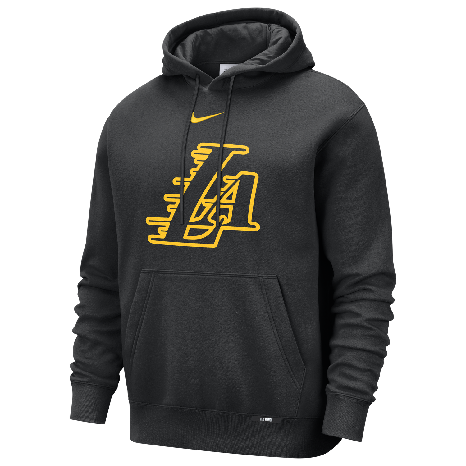 Nike Lakers Club Logo City Edition Hoodie - Men's - Multi/Black