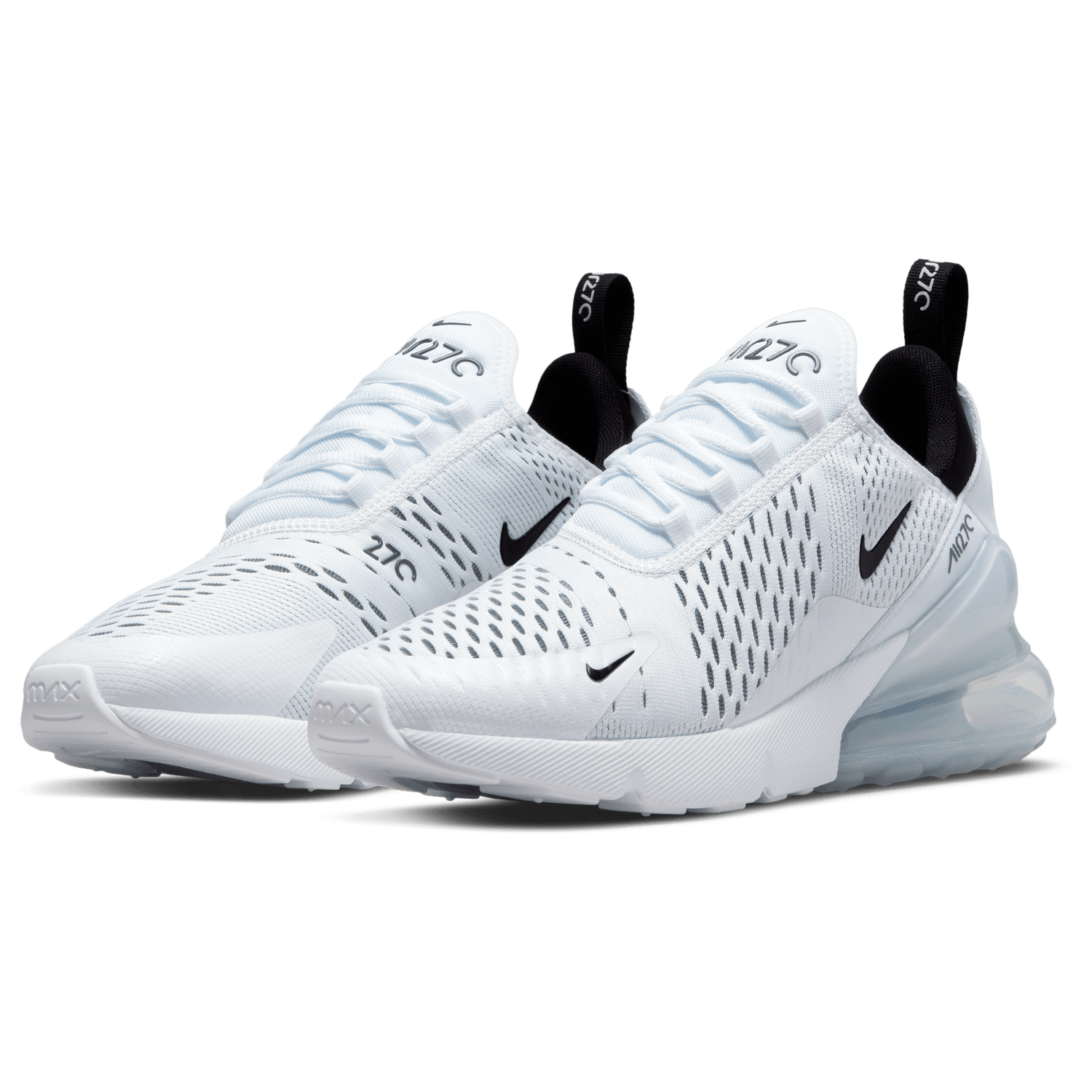 Nike Air Max 270 - Women's - White/Black/White