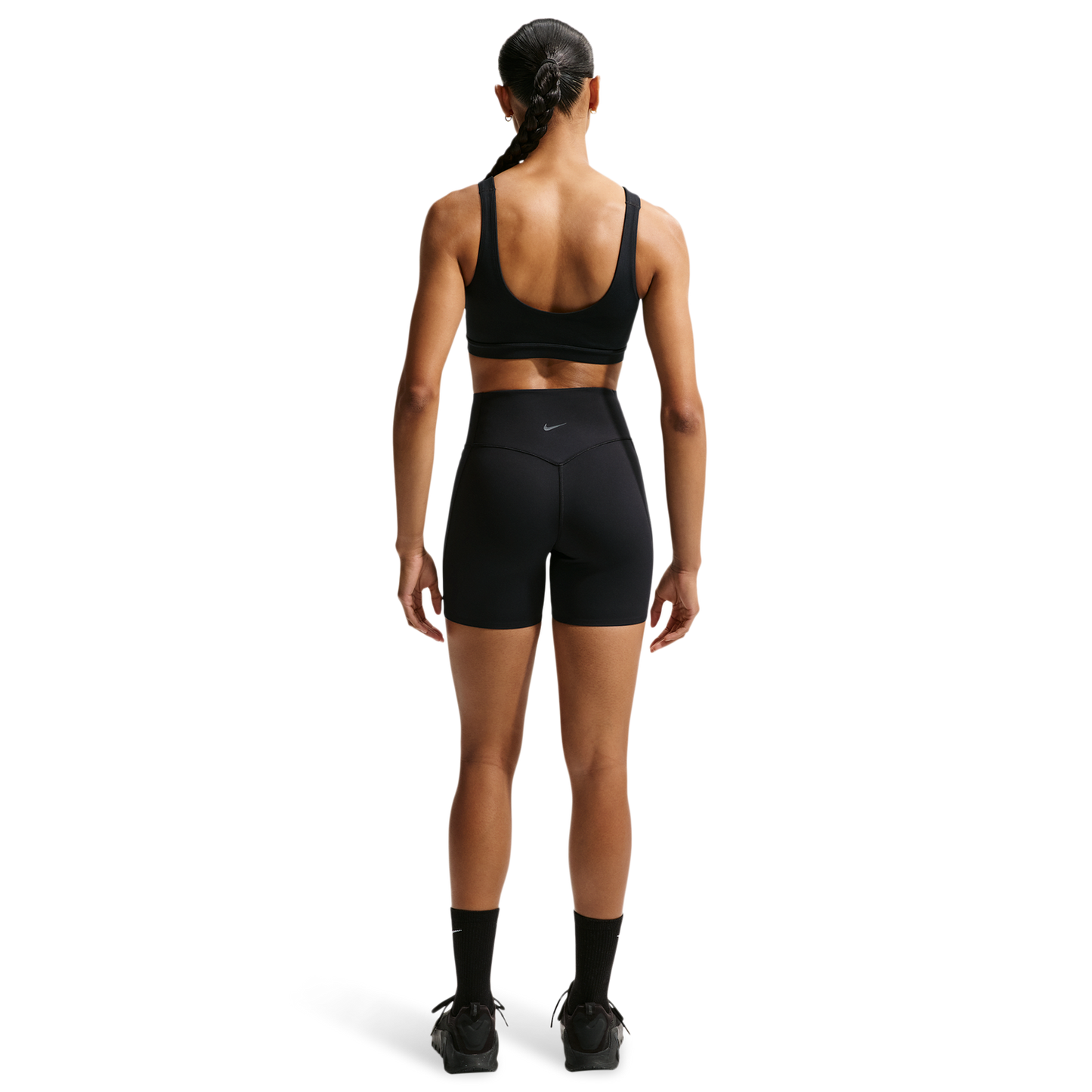 Nike Drifit Universal HR 5In Pocket Short - Women's - Dk Smoke Grey/Anthracite/Black