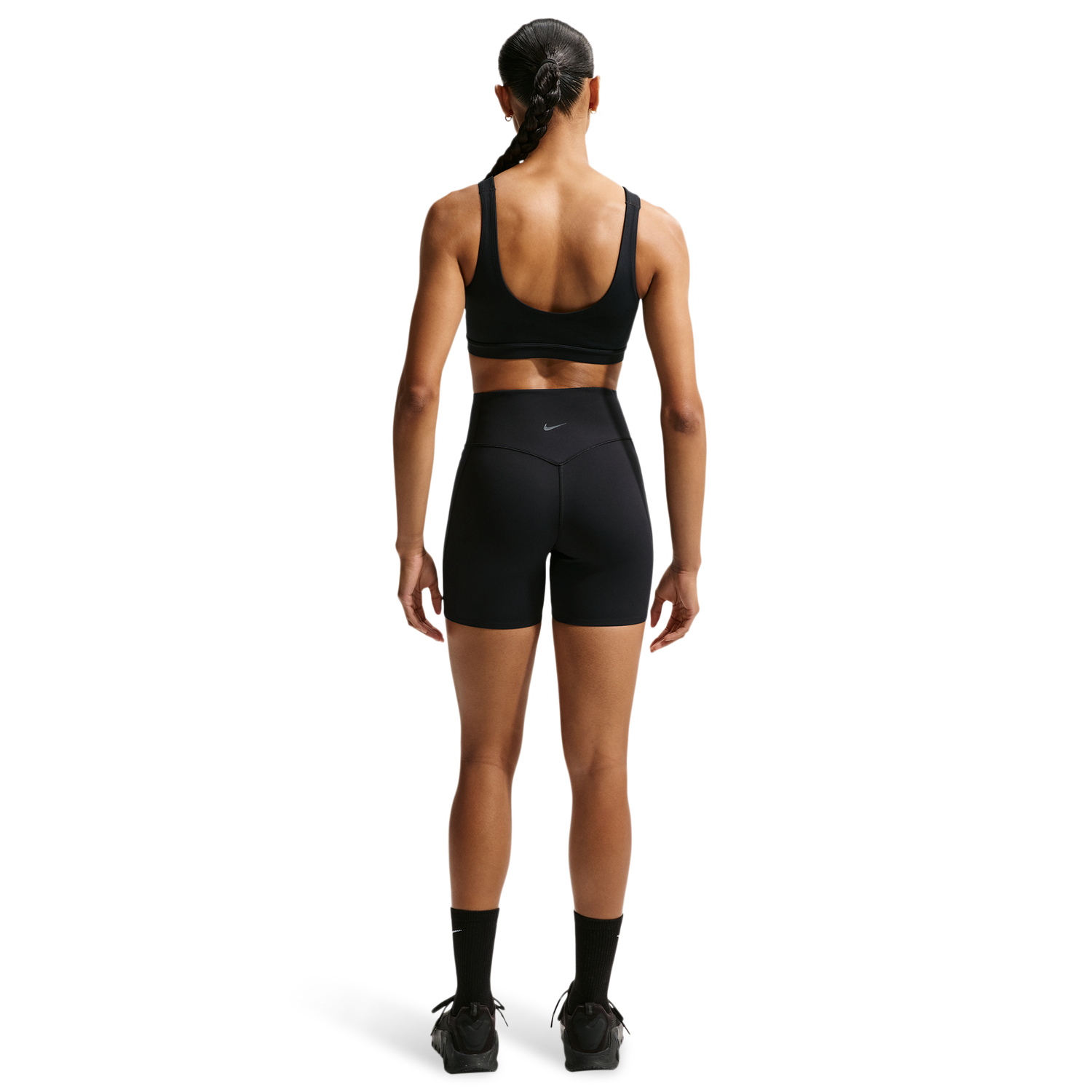Nike Drifit Universal HR 5In Pocket Short - Women's - Dk Smoke Grey/Anthracite/Black
