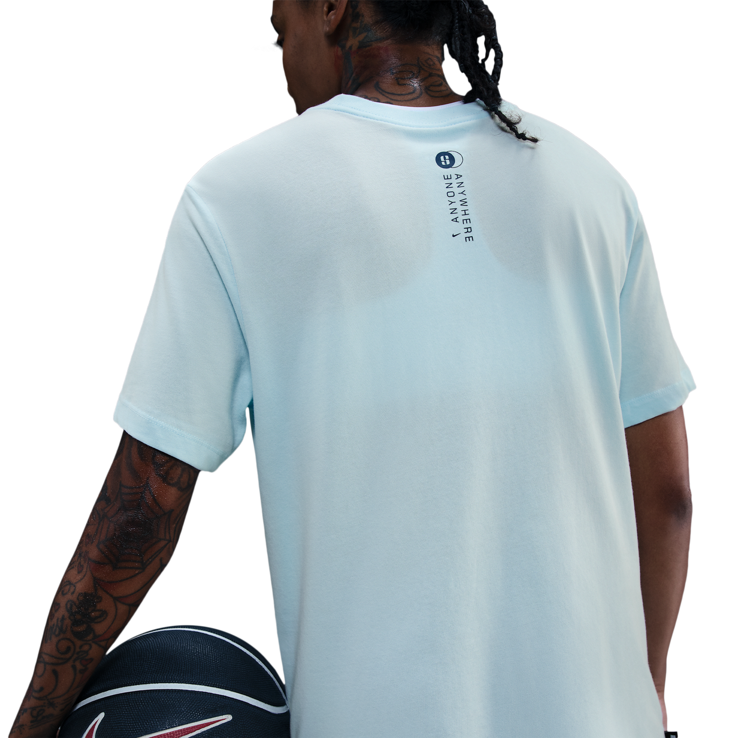 Nike Dri-FIT Sabrina Short Sleeved T-Shirt - Women's - Glacier Blue